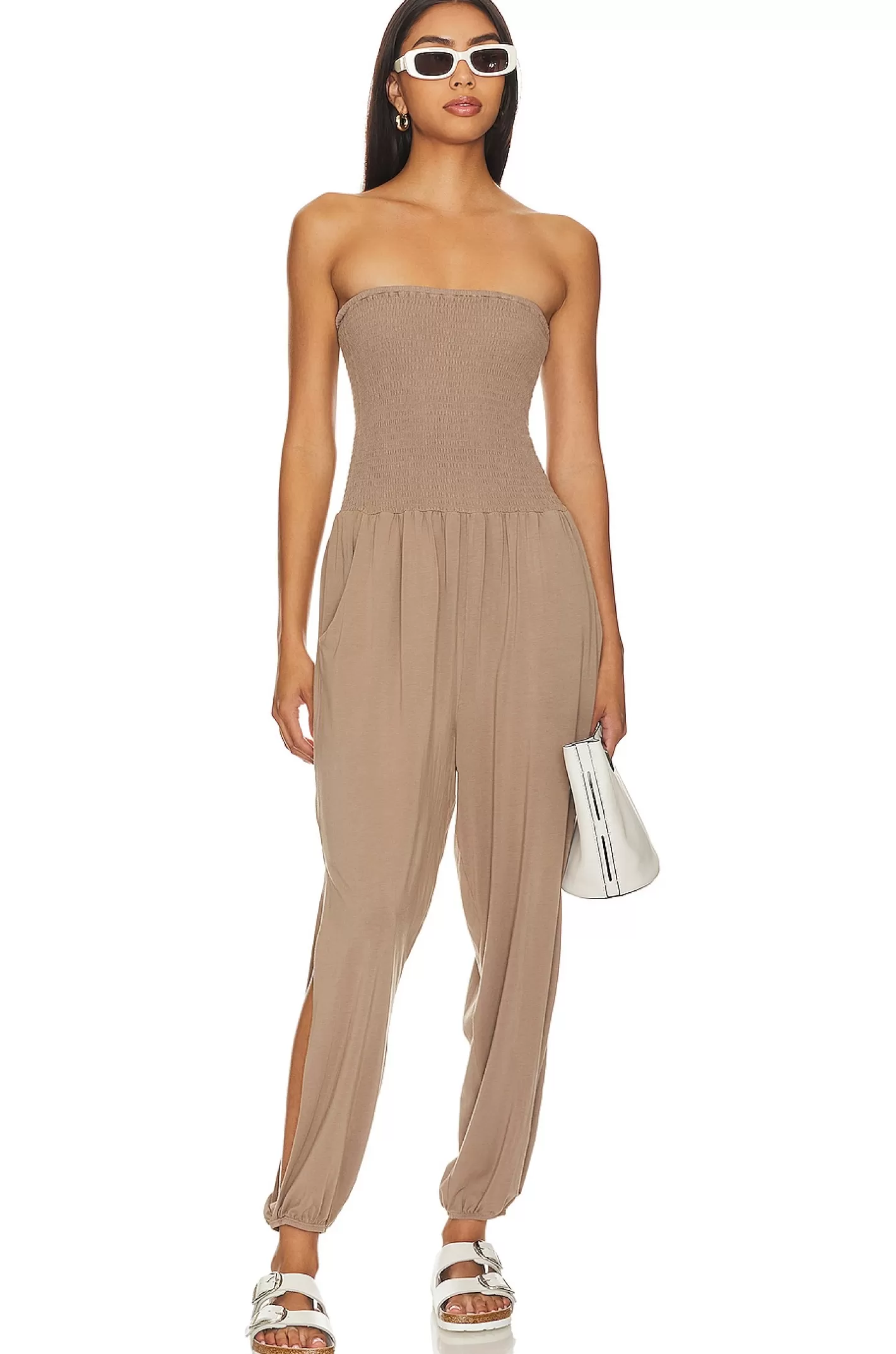 Strapless Jumpsuit>Bobi Hot