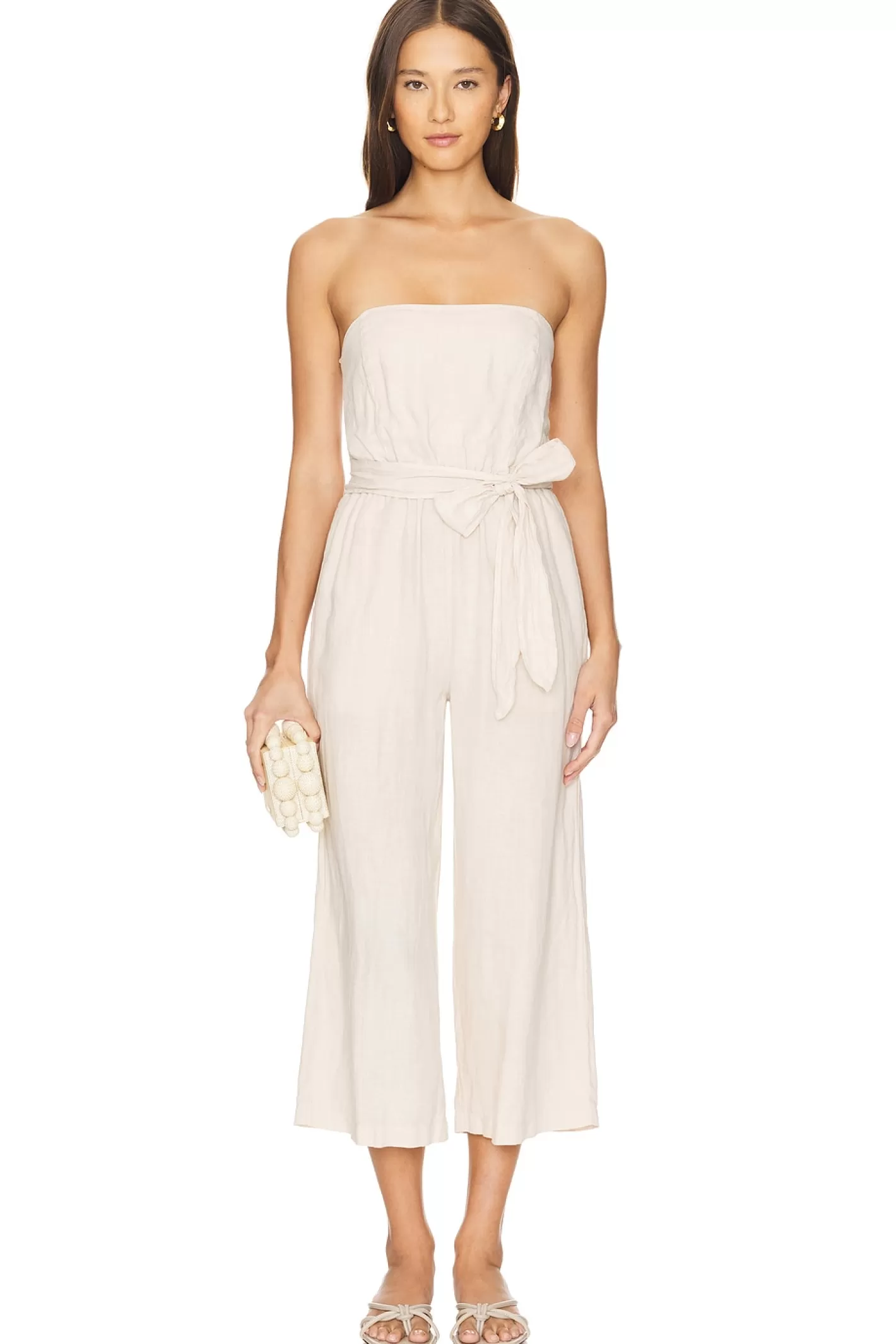 Strapless Smocked Back Jumpsuit>Bella Dahl Outlet