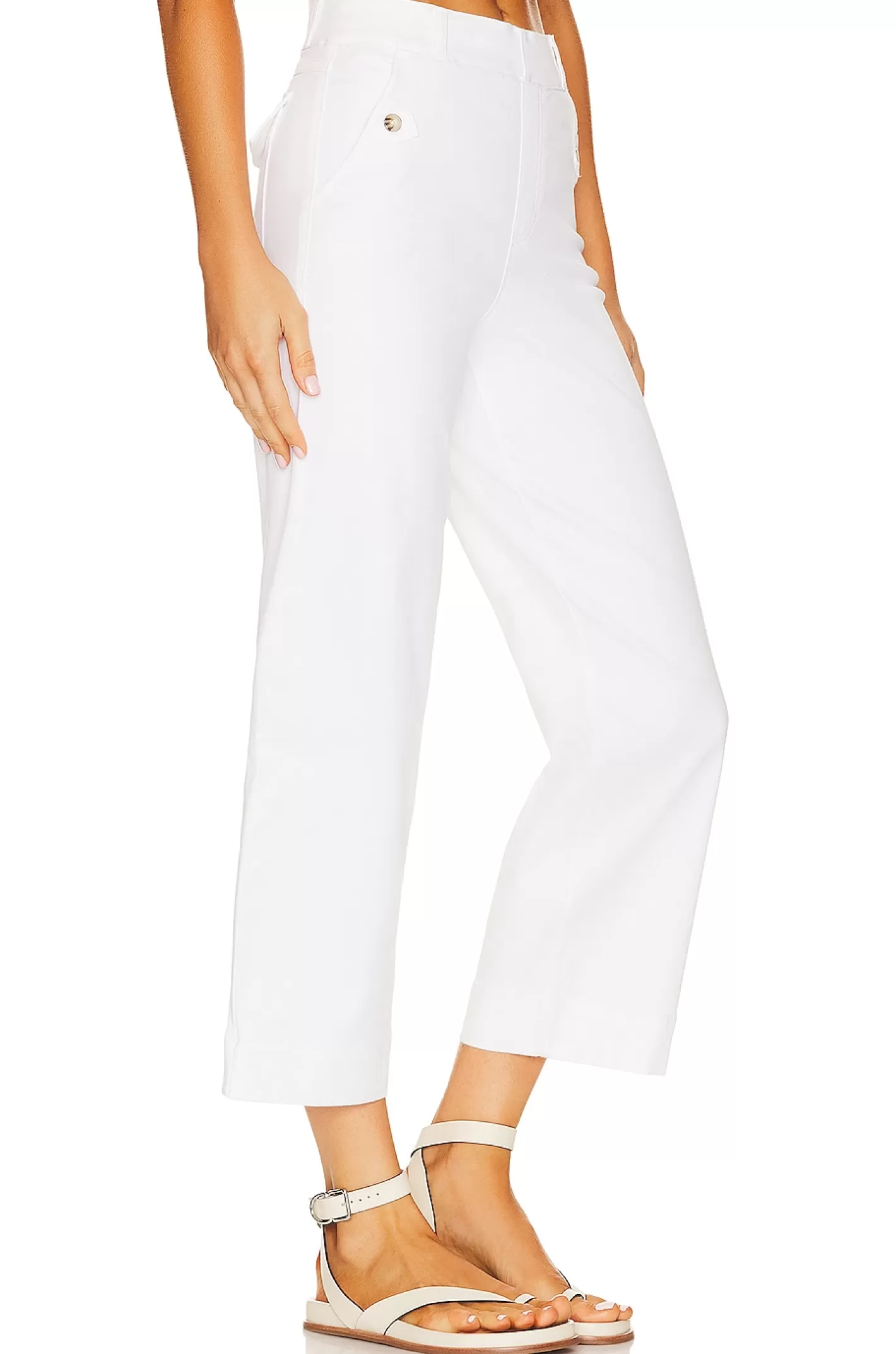 Stretch Twill Cropped Wide Leg Pant>SPANX Fashion