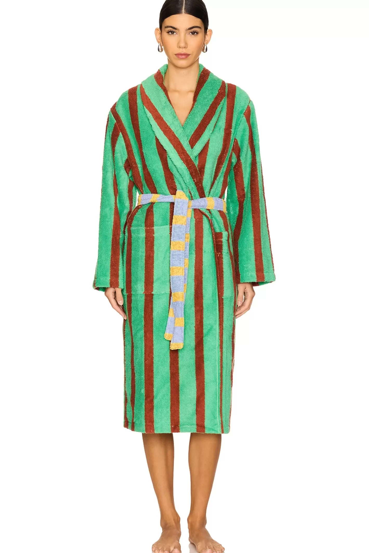 Stripe Bathrobe>Dusen Dusen Outlet