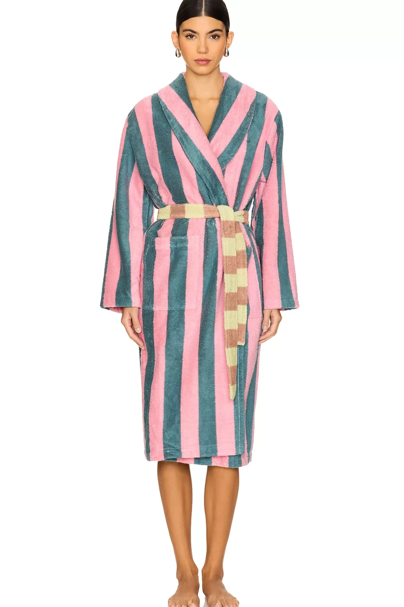 Stripe Bathrobe>Dusen Dusen Cheap