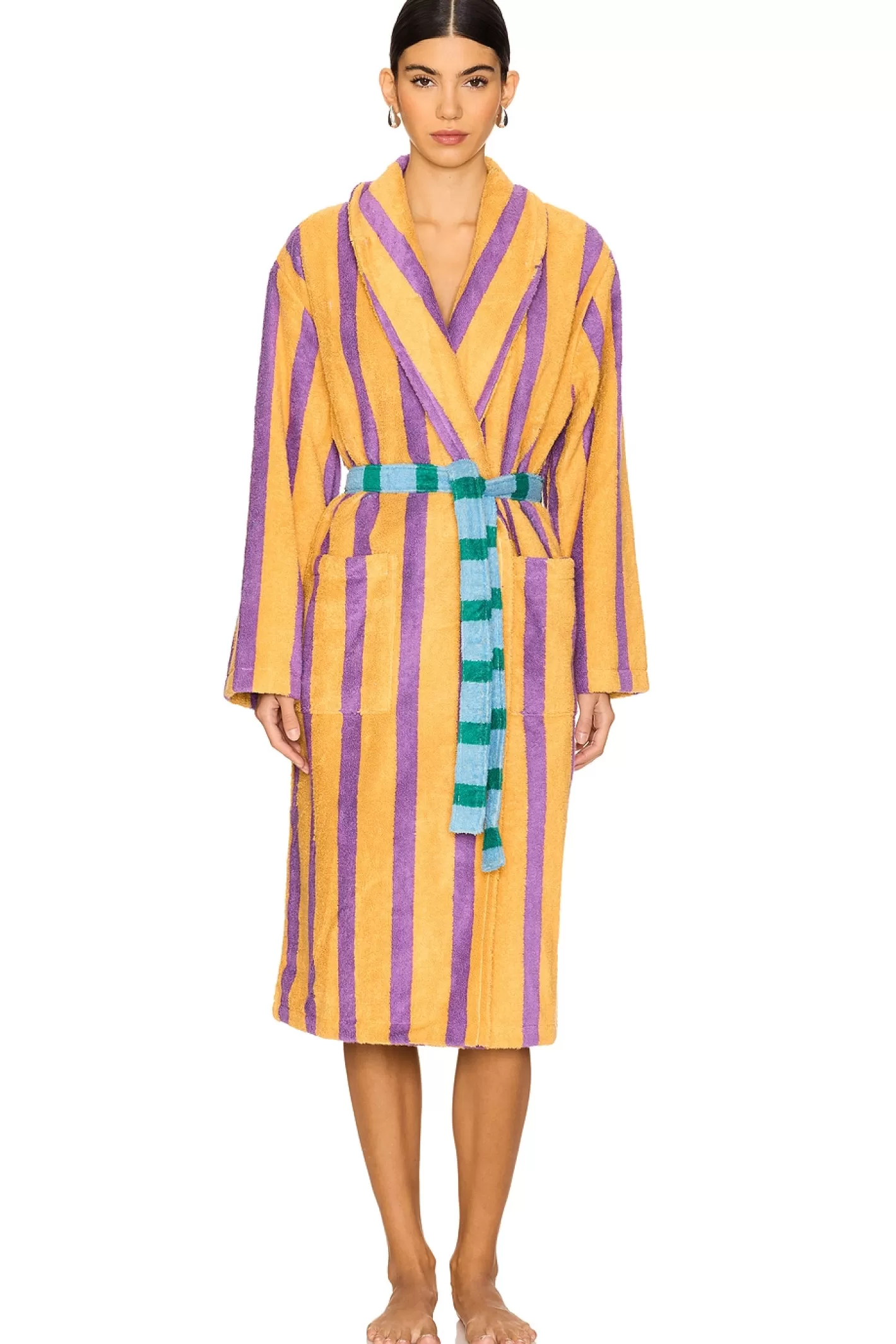 Stripe Bathrobe>Dusen Dusen Fashion