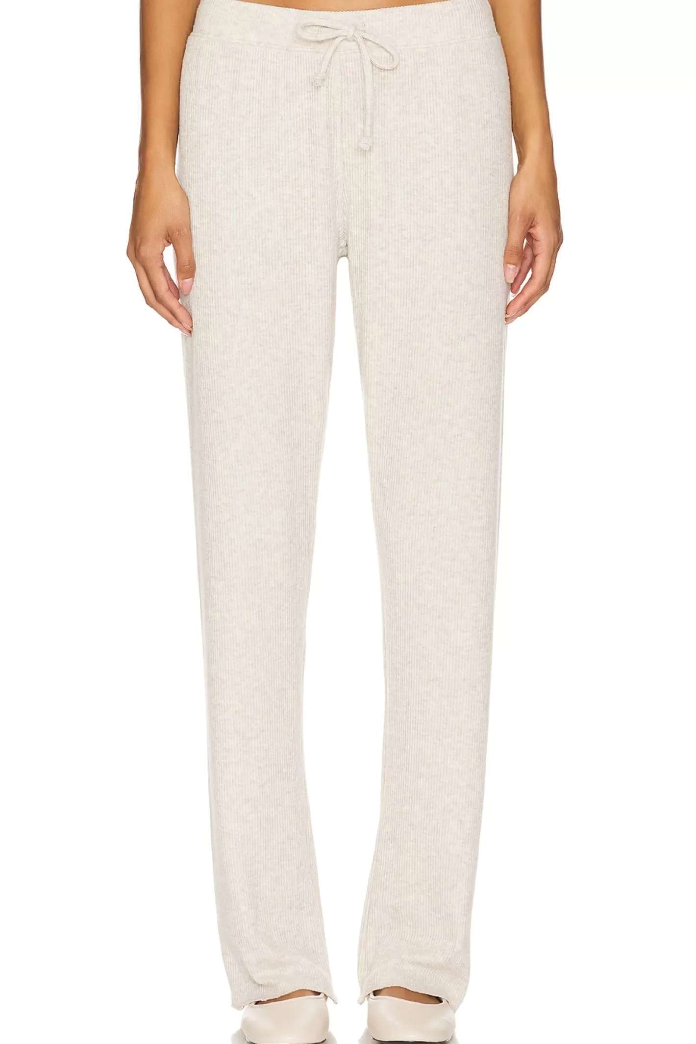 Sweater Rib Straight Leg Pant>perfectwhitetee Store