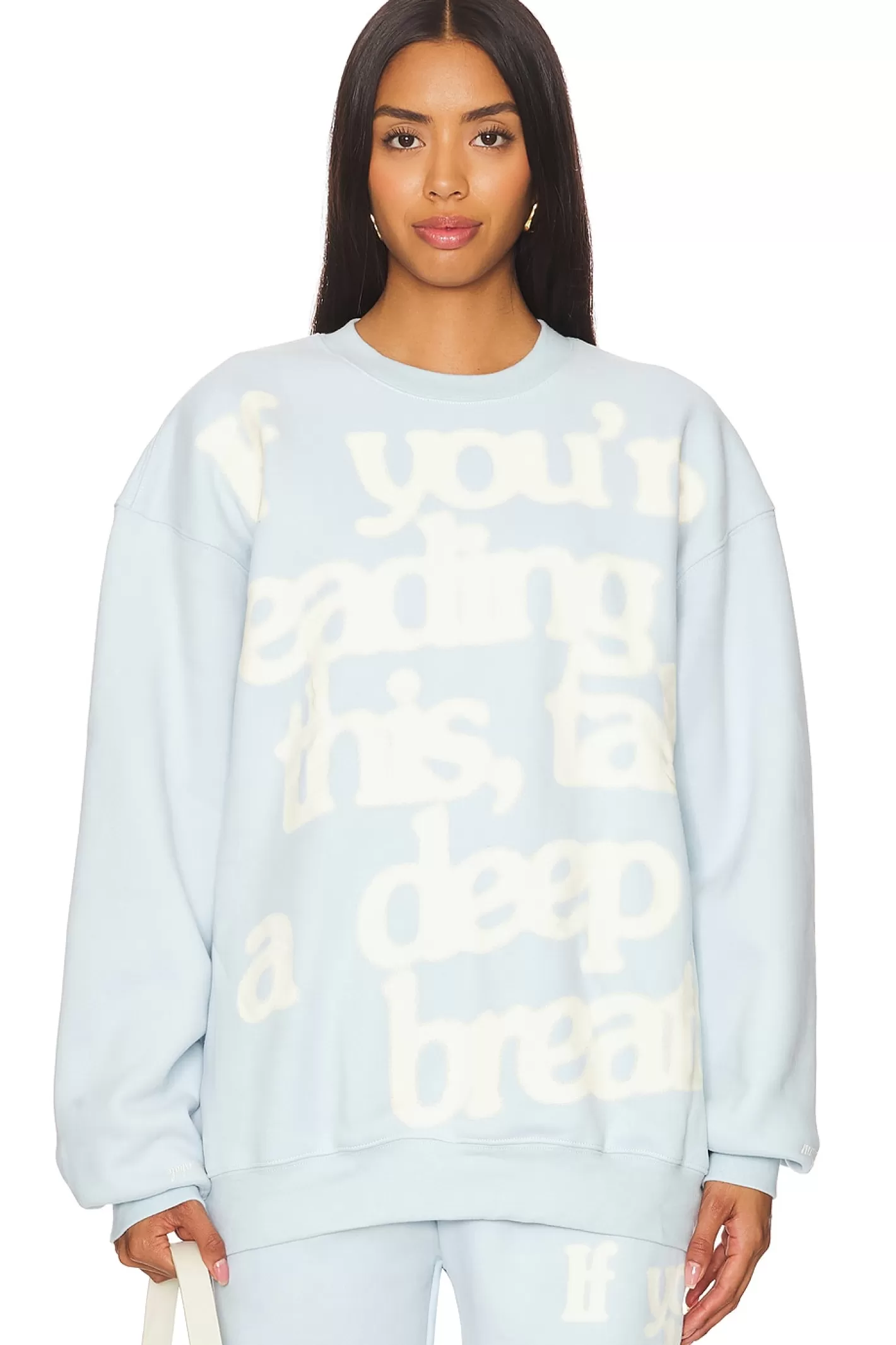 Take A Deep Breath Crewneck>The Mayfair Group Cheap