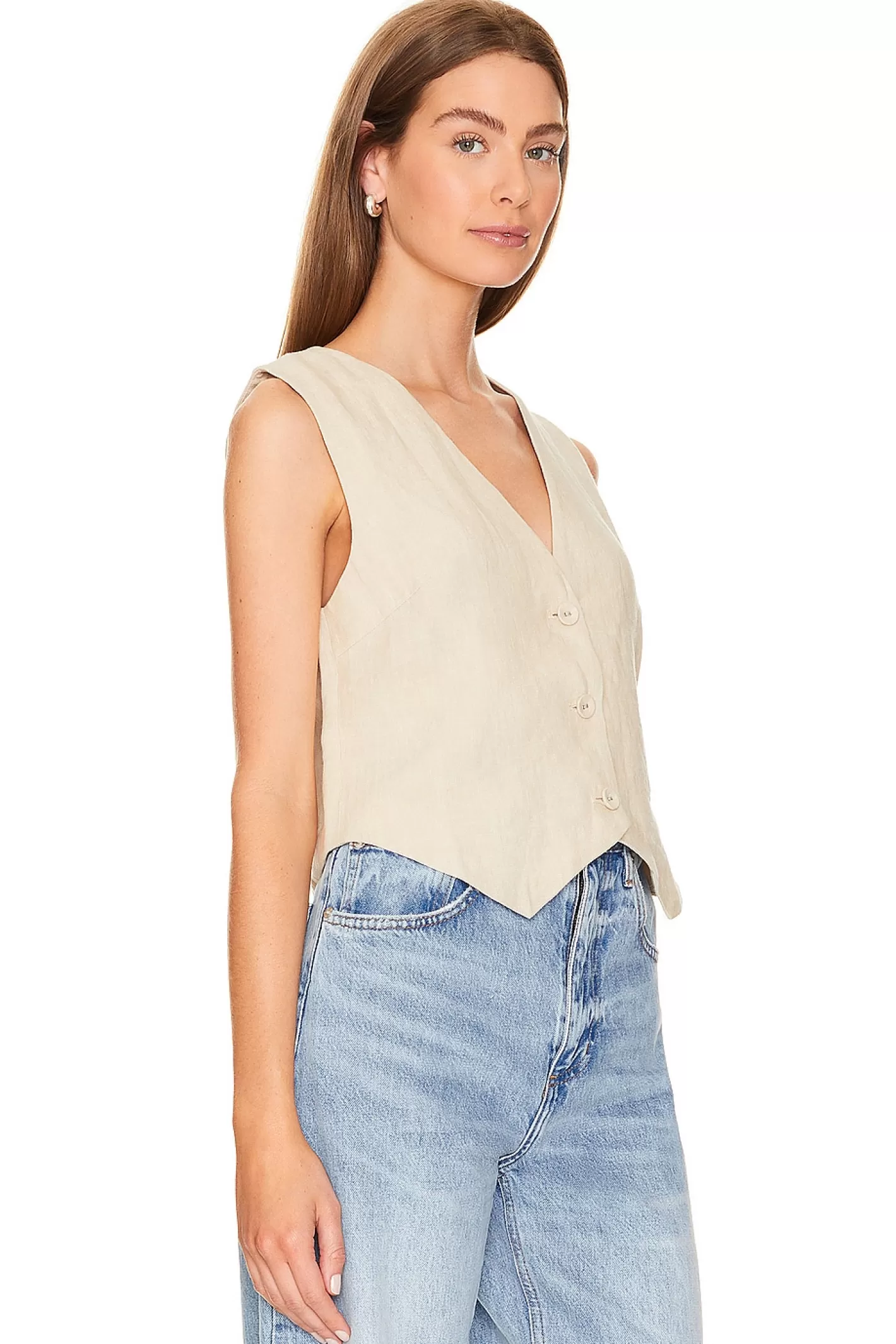 Tashi Linen Vest>Rue Sophie Cheap