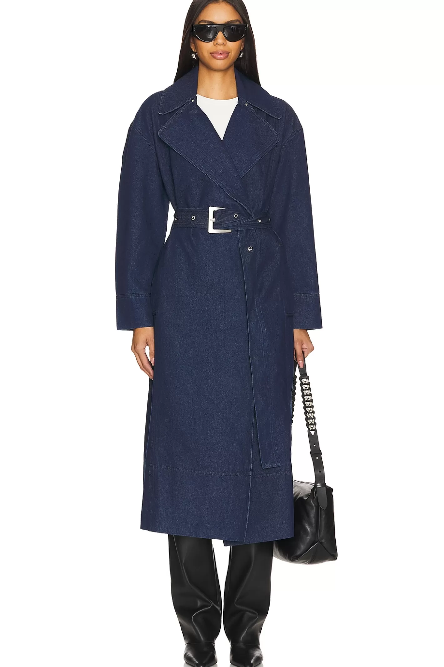 Tate Denim Trench Coat>Apparis Hot