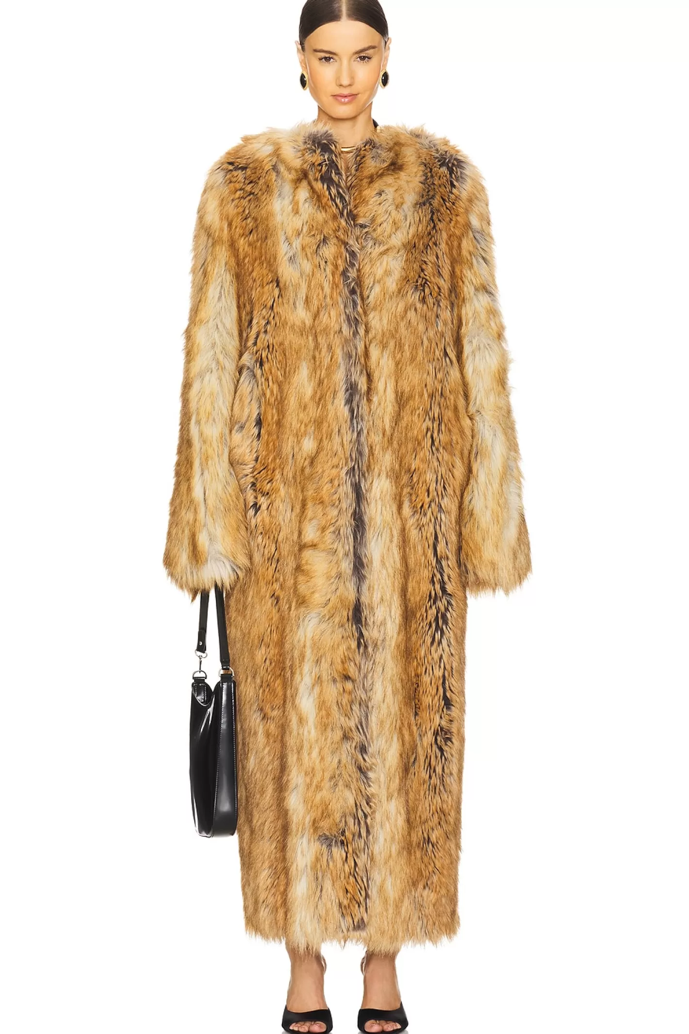 Taylor Faux Fur Maxi Coat>The Andamane Outlet