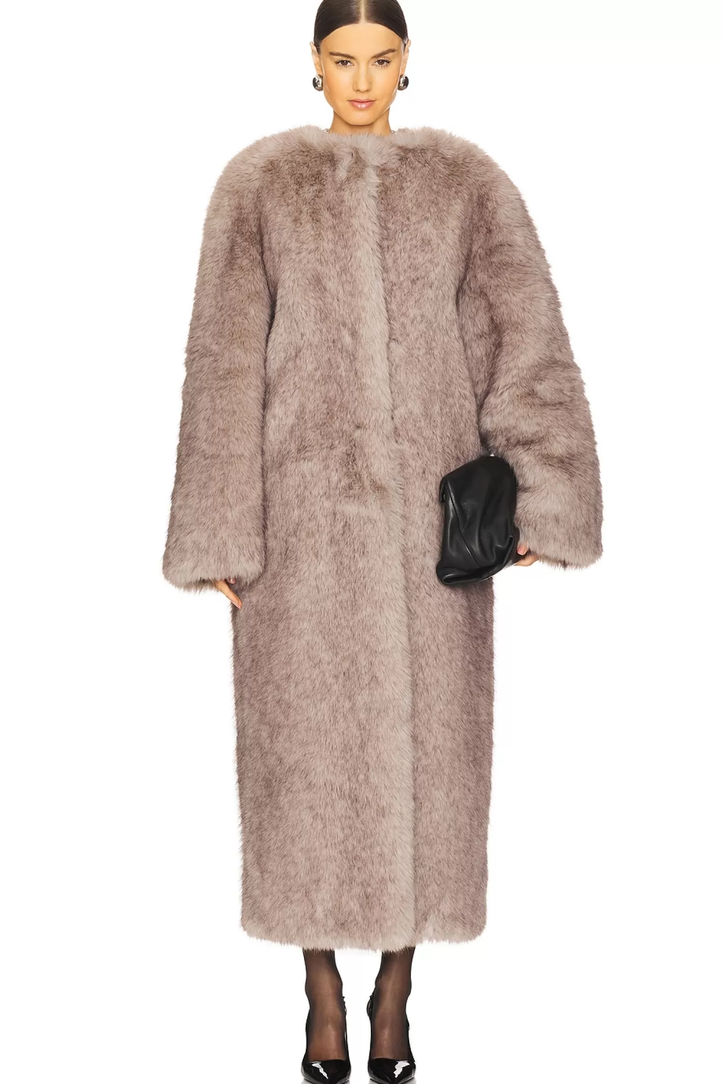 Taylor Faux Fur Maxi Coat>The Andamane Online