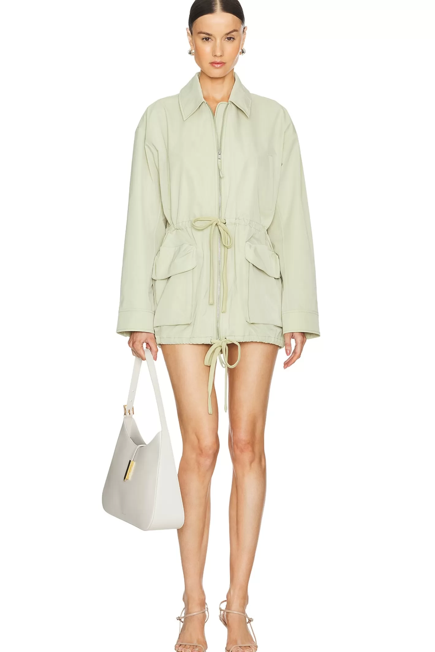 Tech Gabardine Parka Jacket>GRLFRND Discount