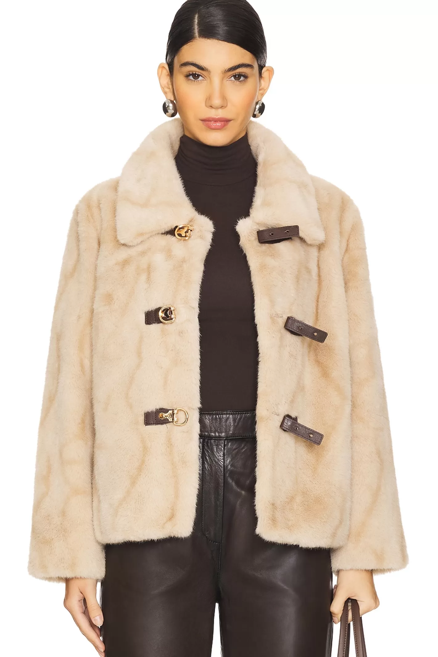 Tegan Faux Fur Coat>HEARTLOOM Cheap