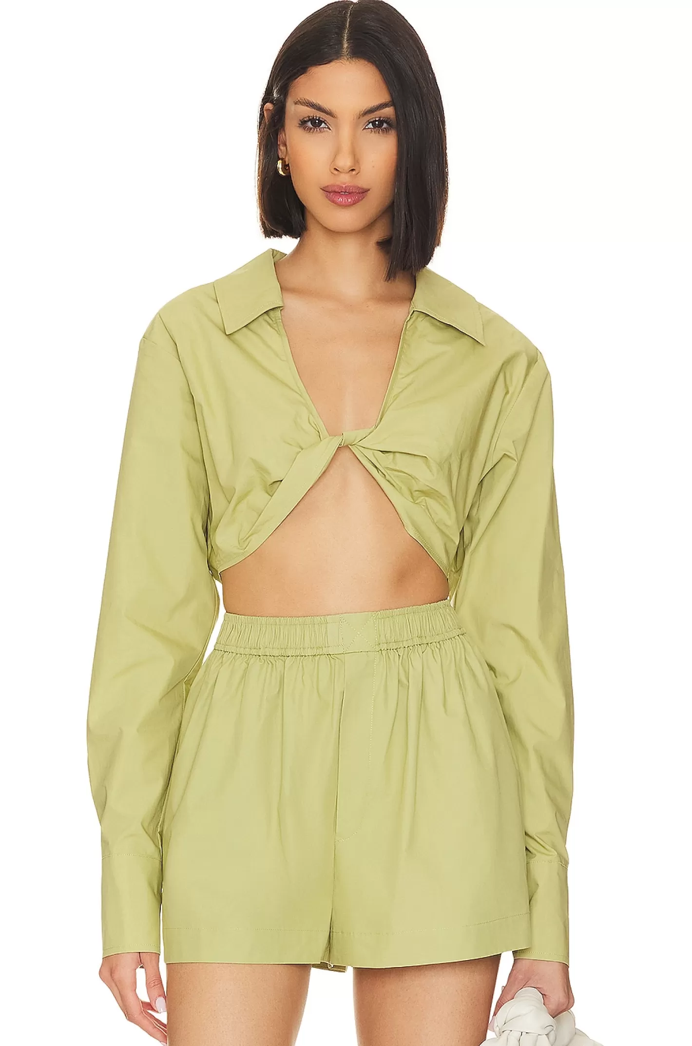 Tereza Poplin Crop Top>L'Academie Cheap