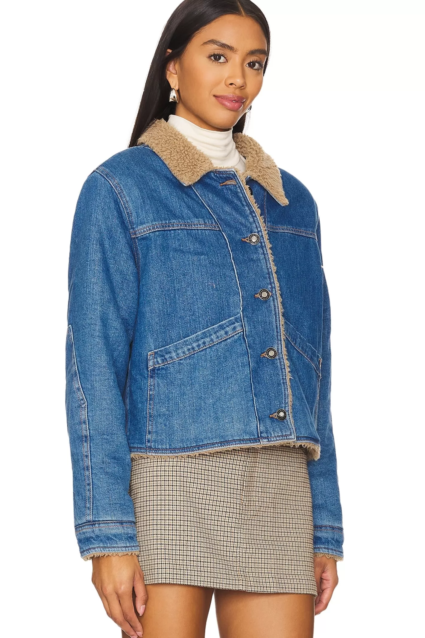 The Bridget Crop Jacket>Favorite Daughter Clearance