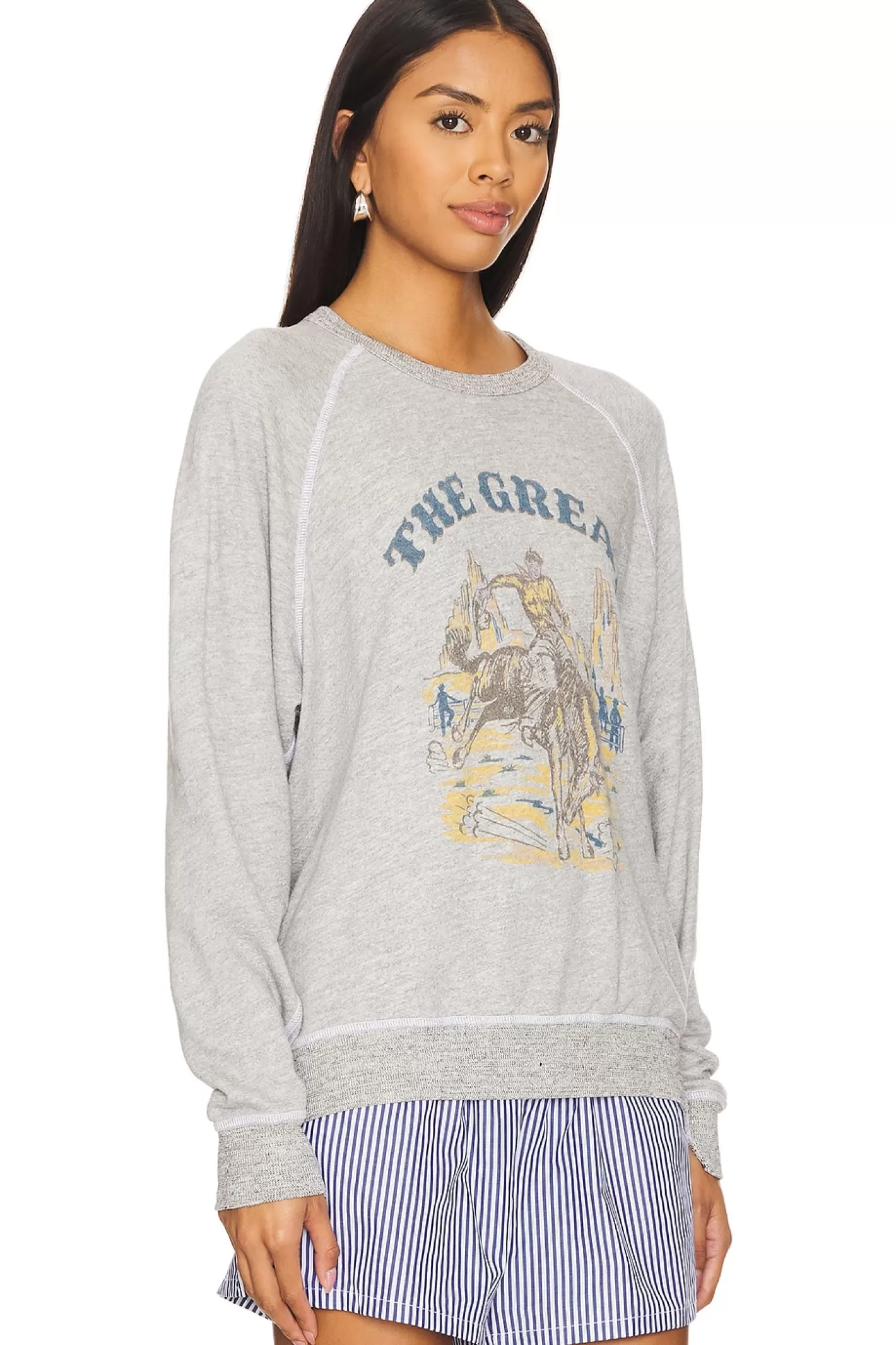 The College Sweatshirt With Rodeo Graphic>The Great New