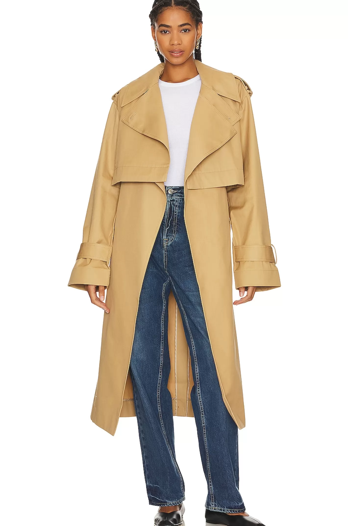 The Convertible Trench Coat>GRLFRND Cheap