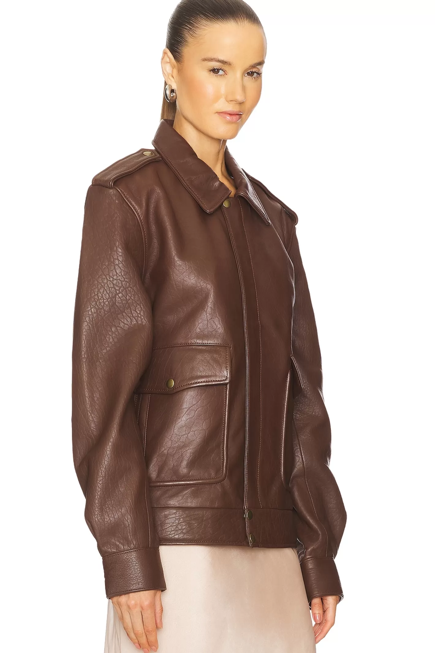 The Dream Boat Bomber Jacket>Understated Leather Discount