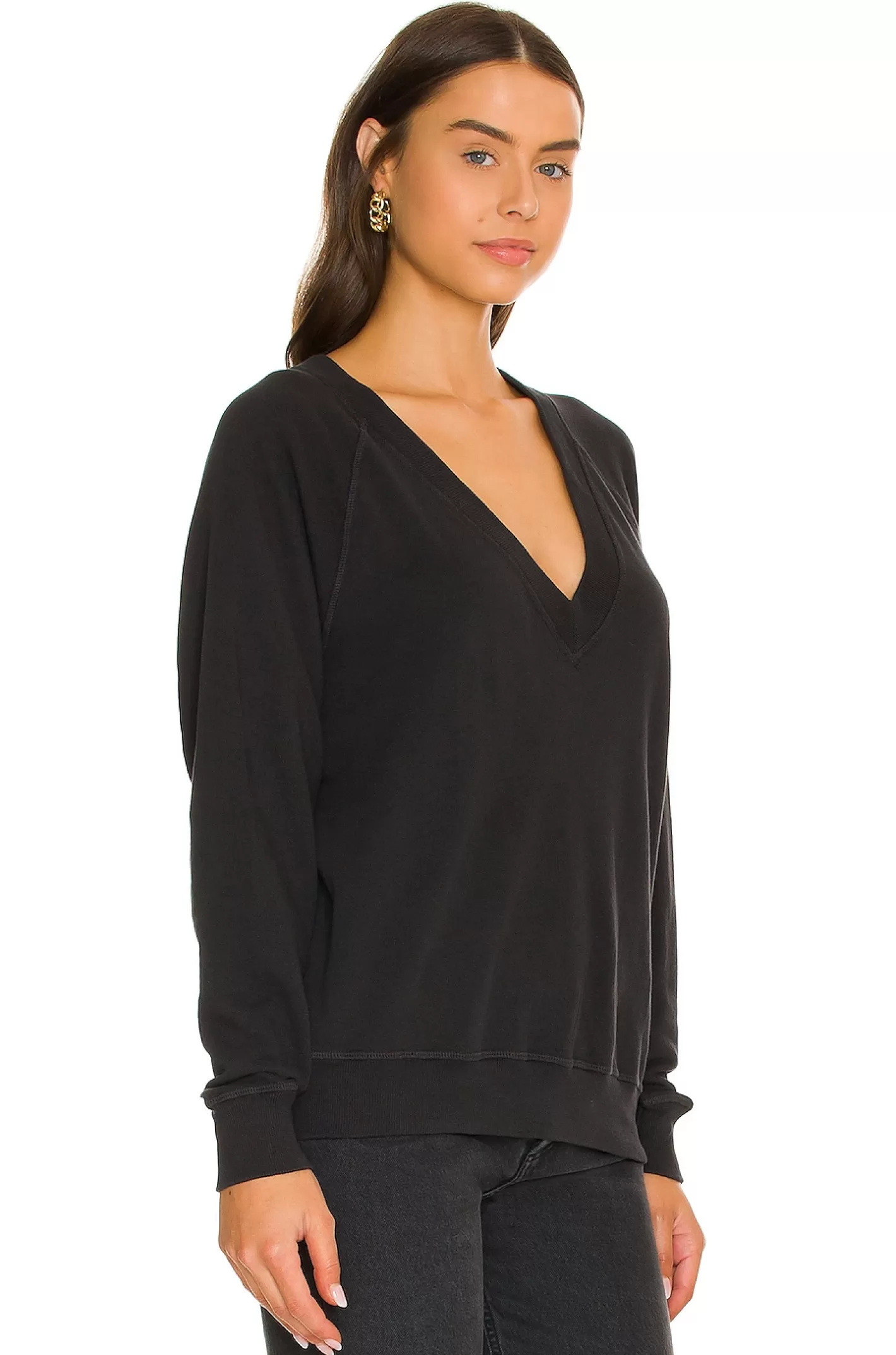 The V-Neck Sweatshirt>The Great Best Sale