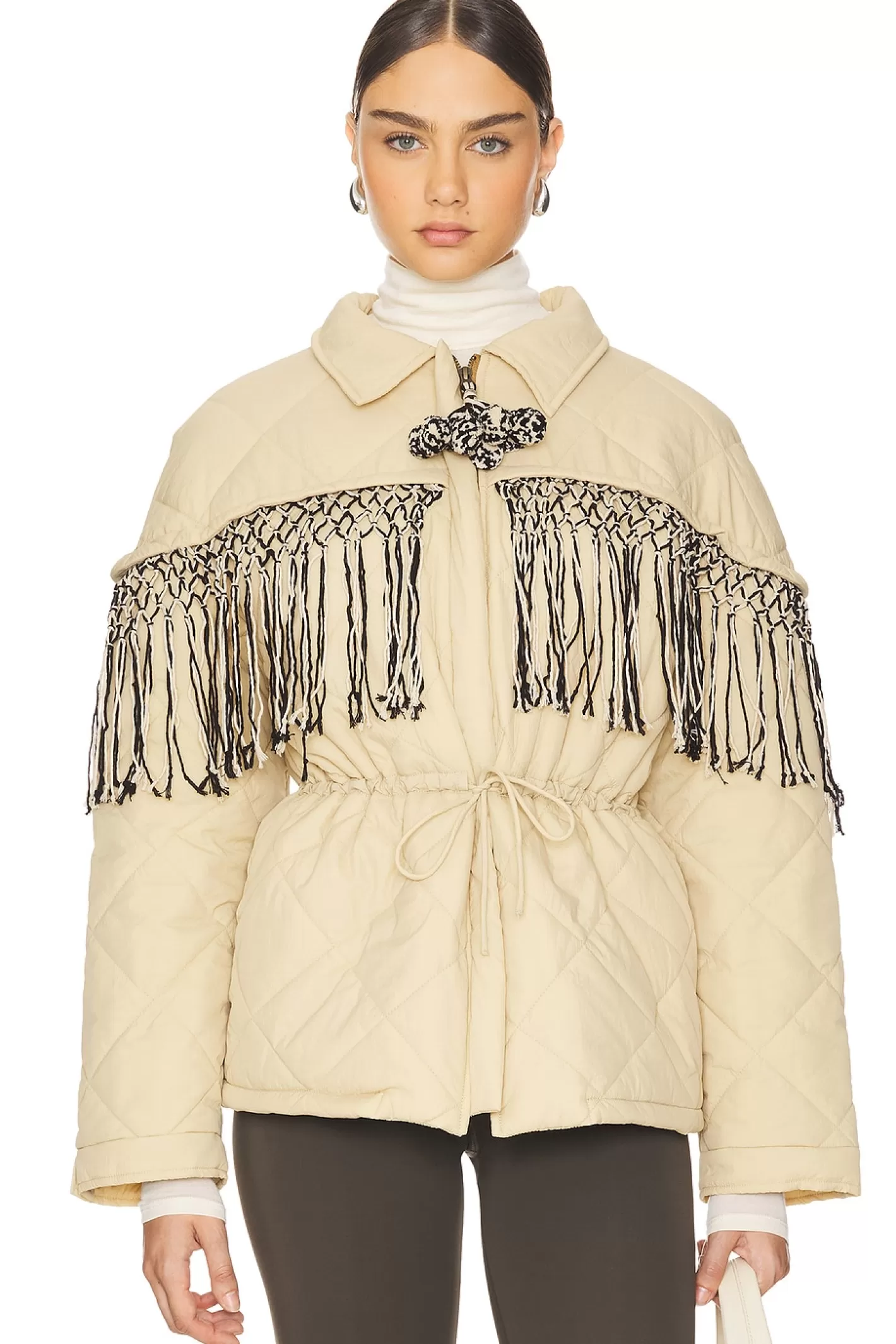 Tiara Puffer With Handknitted Tassels>Tach Clothing Clearance