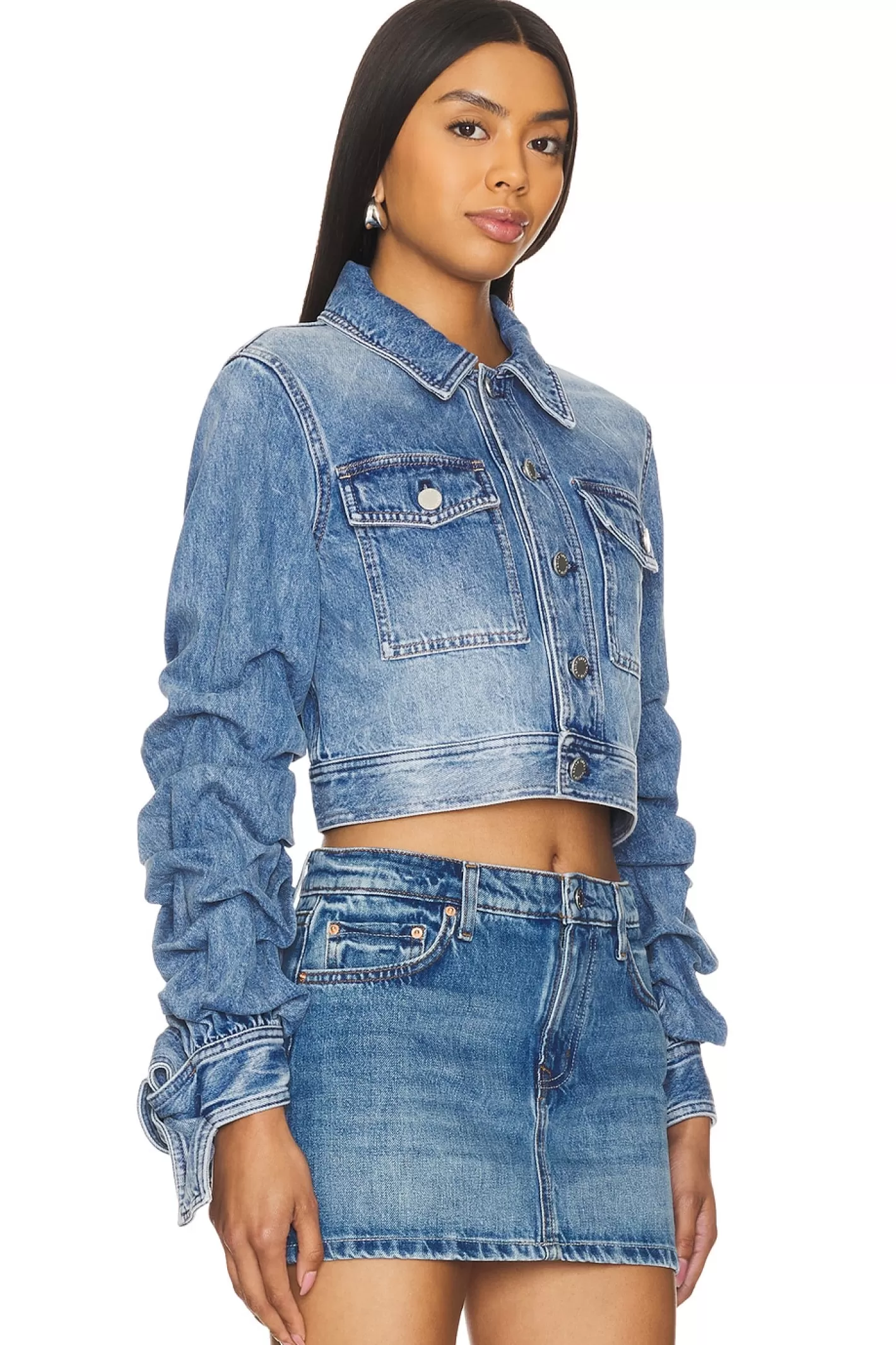 Tiff Denim Jacket>Alice + Olivia Hot