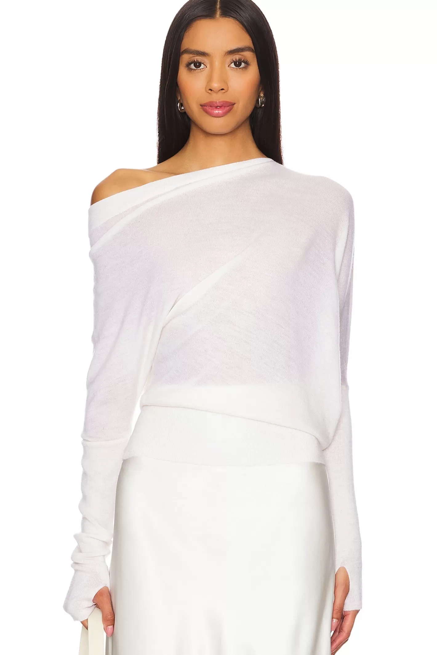 Tissue Cashmere Slouch Sweater>Enza Costa Shop