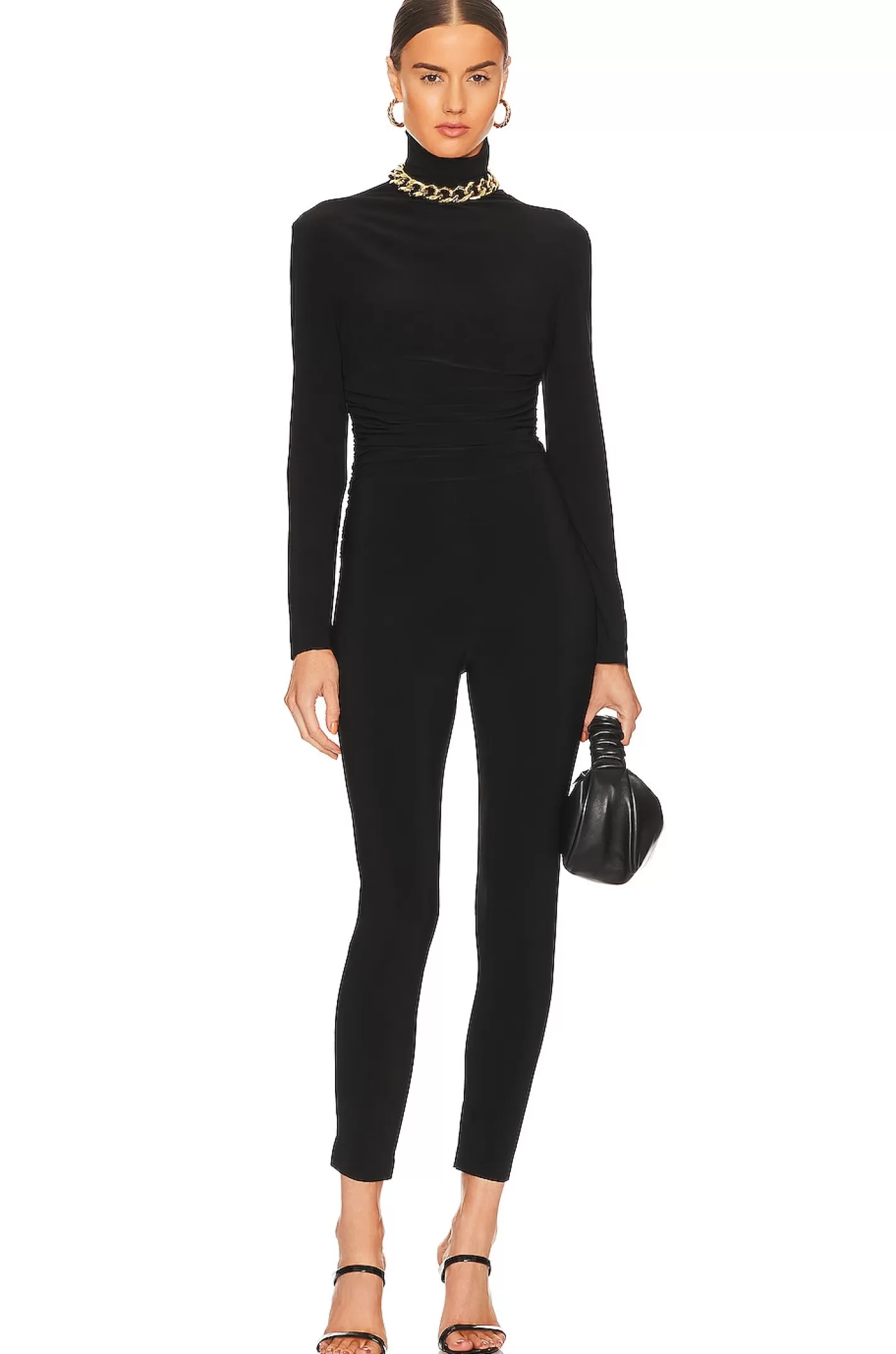 Turtleneck Catsuit>Norma Kamali Store