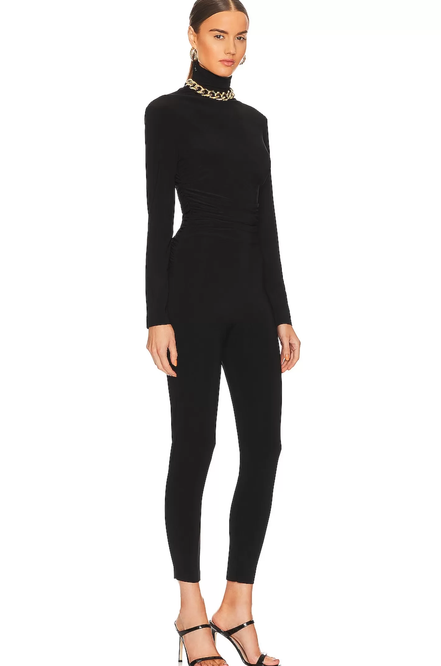 Turtleneck Catsuit>Norma Kamali Store