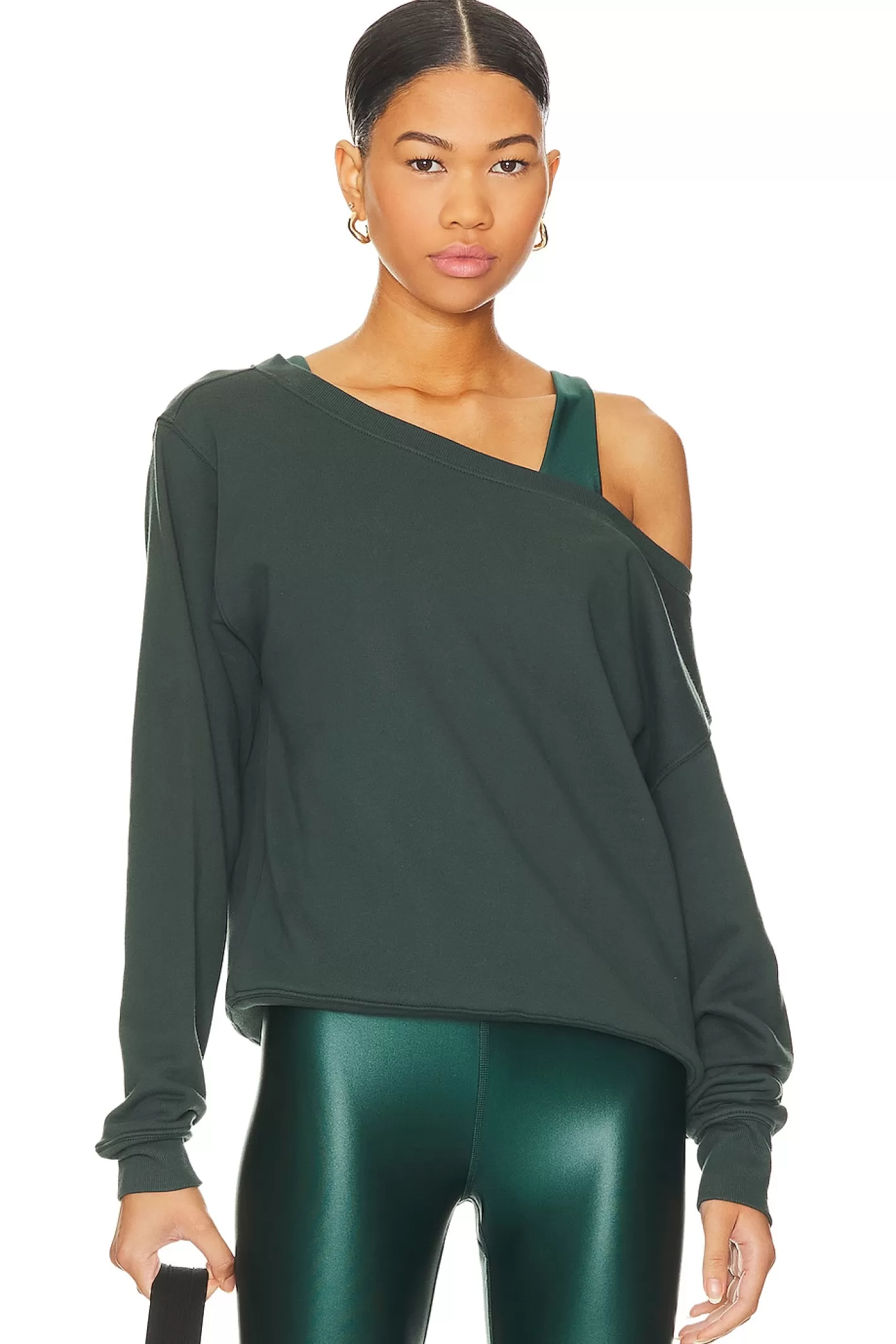 Vida Off Shoulder Sweatshirt>Spiritual Gangster Cheap