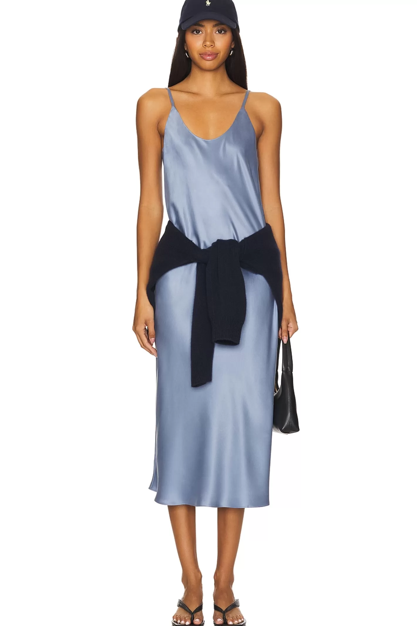 Washable Silk Bias Slip Dress>LUNYA Shop