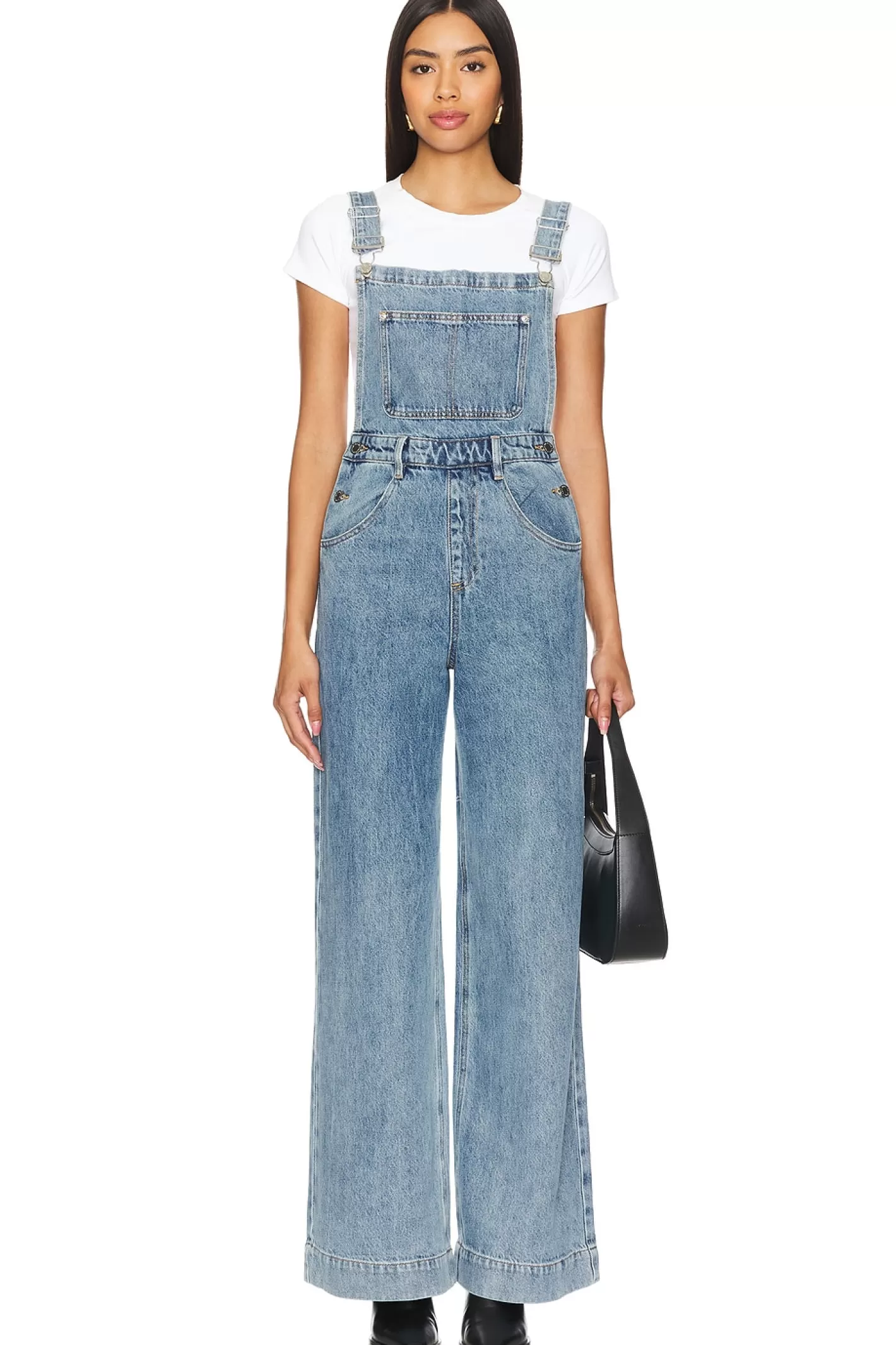 Wide Leg Denim Overall>WeWoreWhat Best Sale