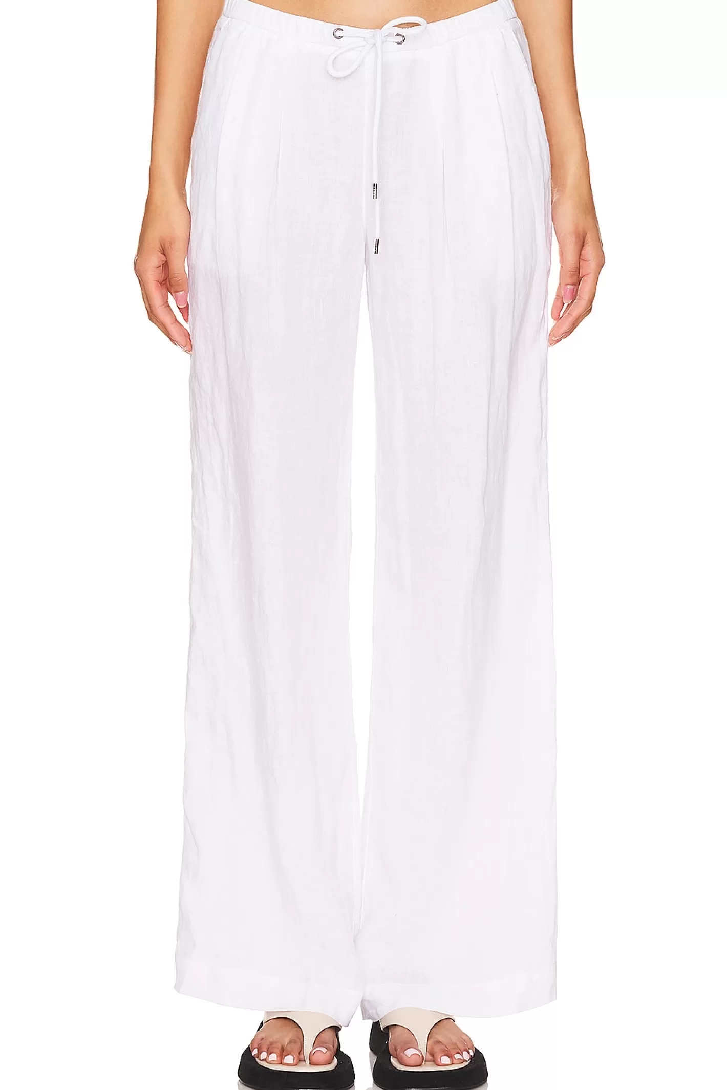 Wide Leg Relaxed Linen Pant>James Perse Cheap