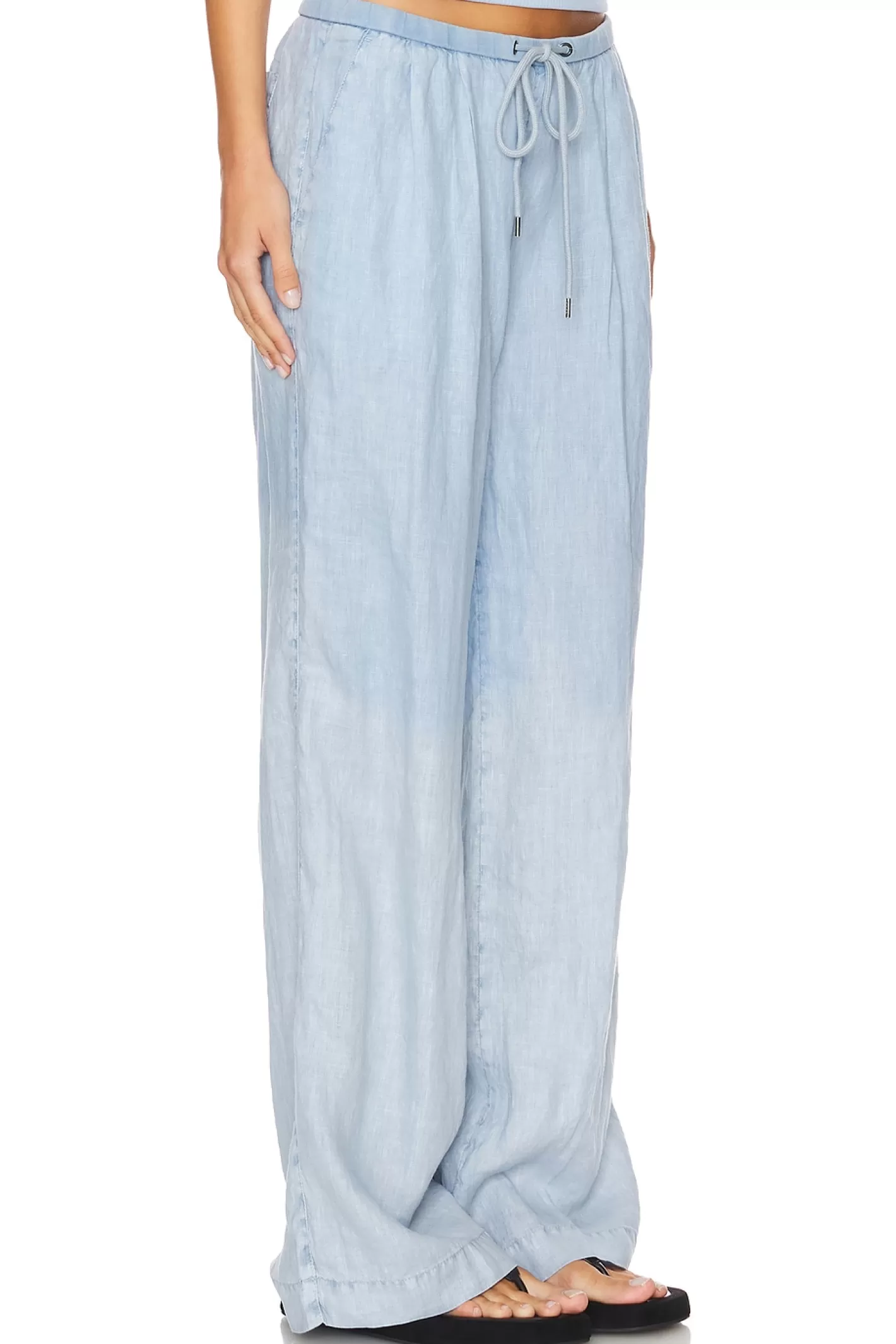 Wide Leg Relaxed Linen Pant>James Perse Shop