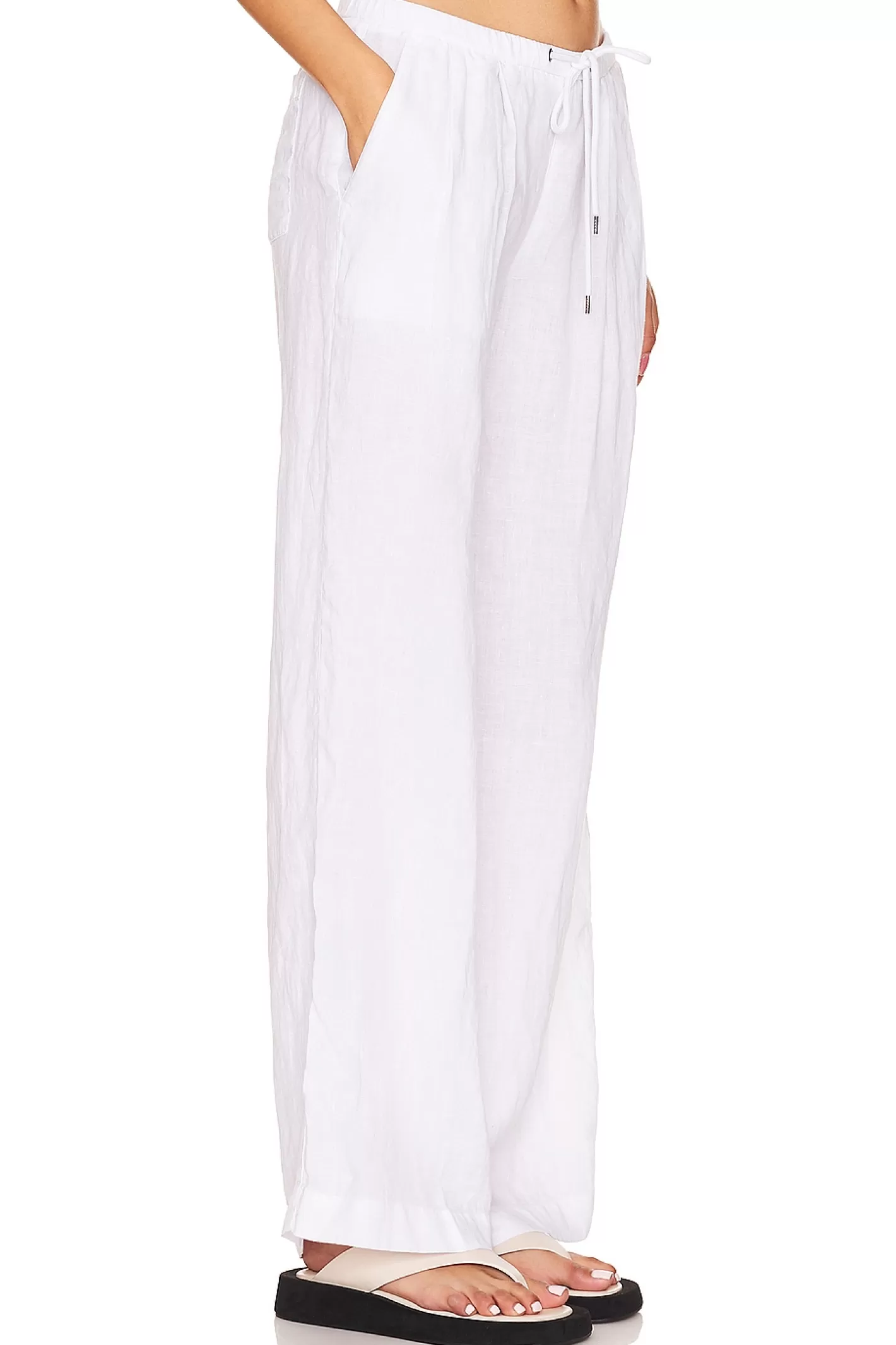 Wide Leg Relaxed Linen Pant>James Perse Cheap