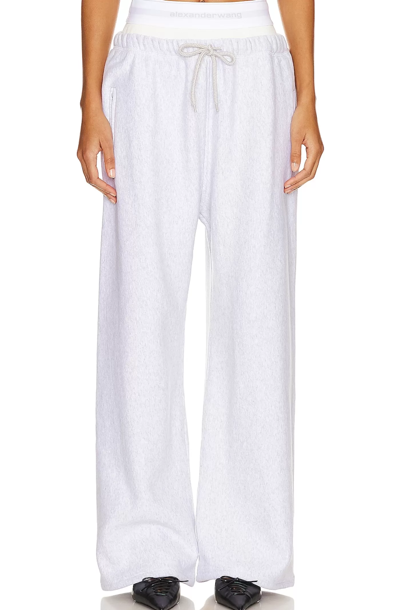 Wide Leg Sweatpant With Exposed Brief>Alexander Wang New