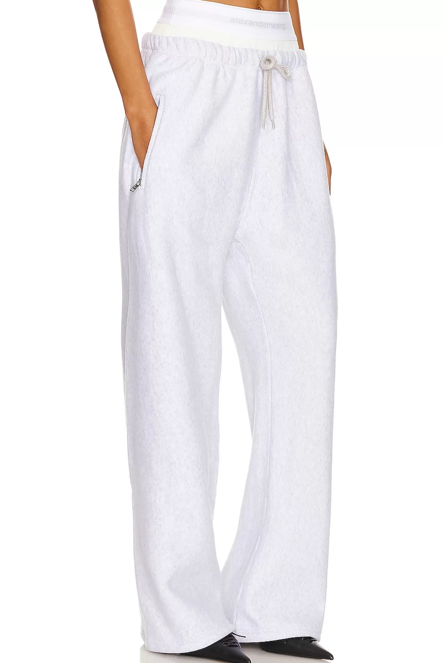 Wide Leg Sweatpant With Exposed Brief>Alexander Wang New