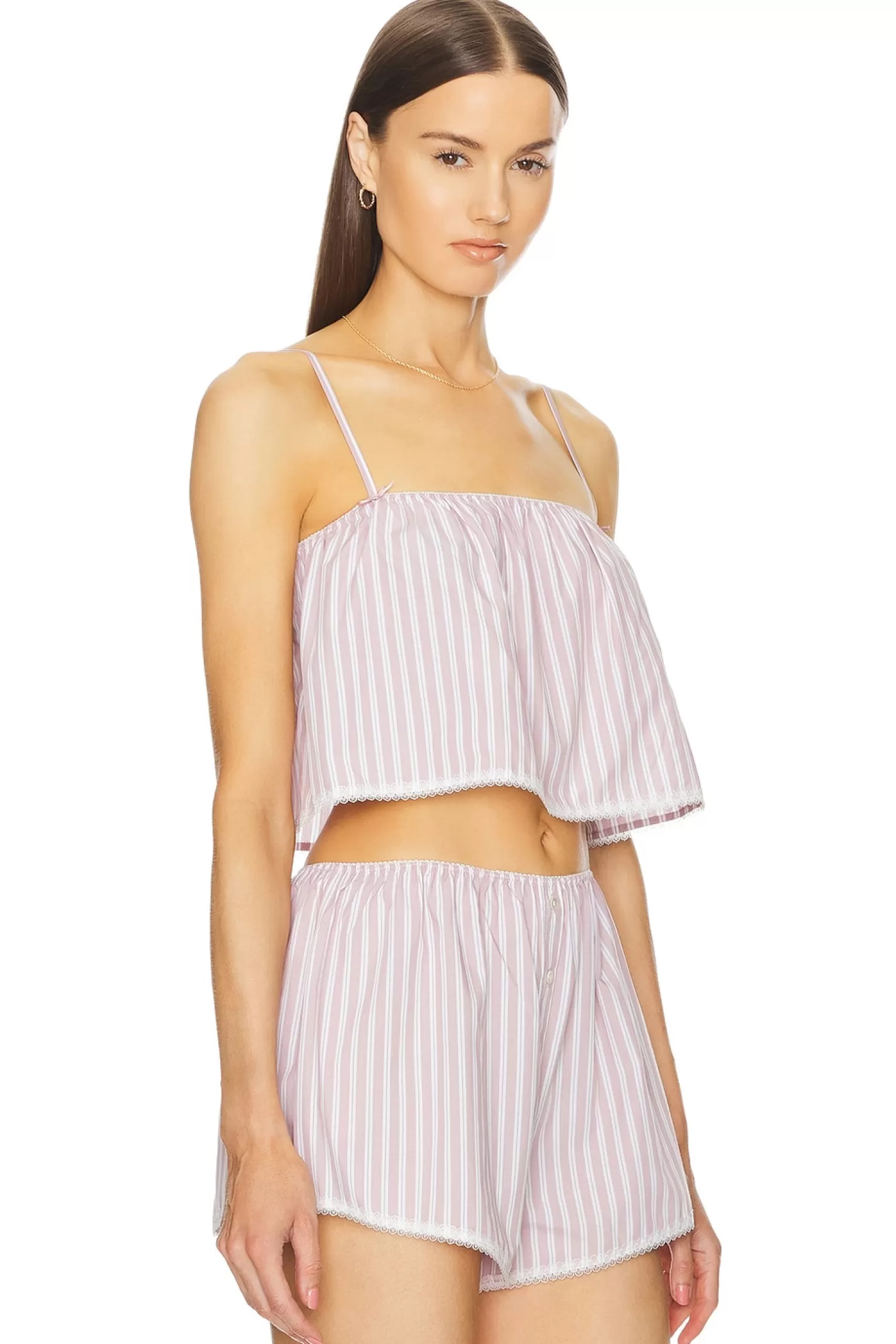 Wide Stripe Poplin Camisole>Helsa Best Sale