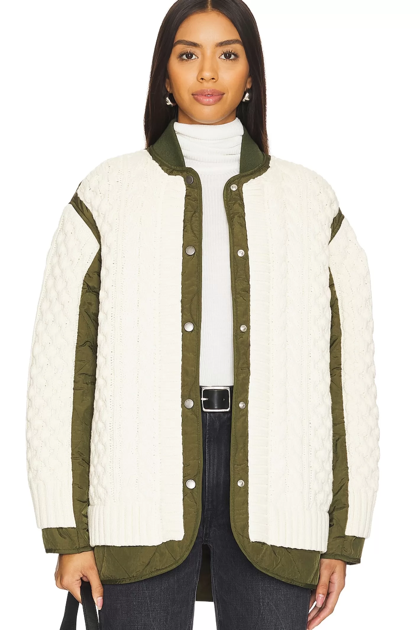 Winnie Mixed Media Jacket>Rag & Bone Discount