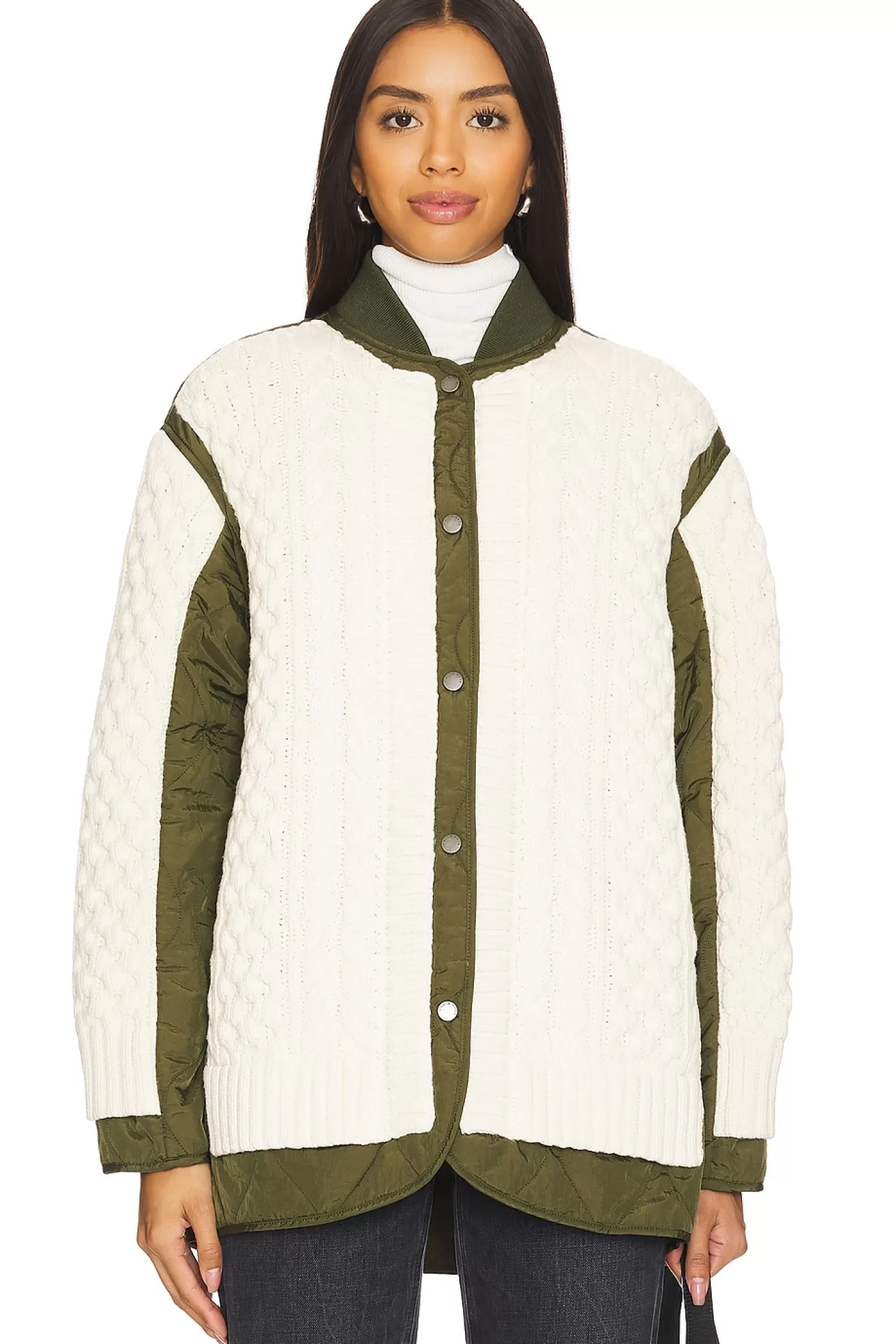 Winnie Mixed Media Jacket>Rag & Bone Discount