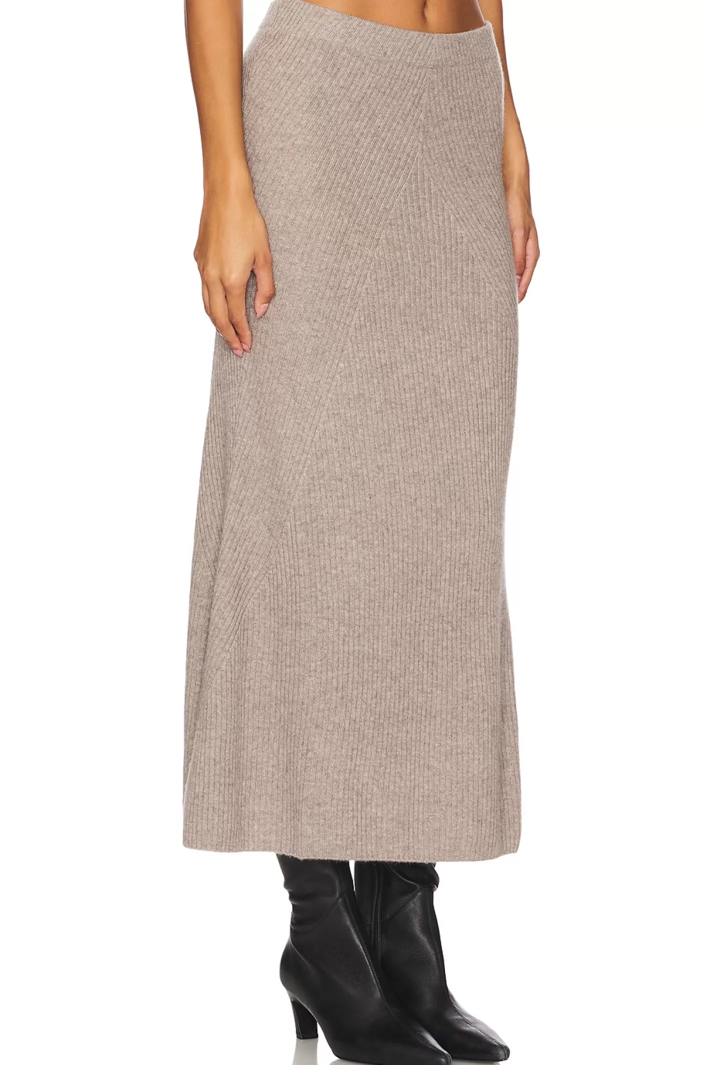 Wool Cashmere Ribbed Everyday Skirt>NAADAM Cheap