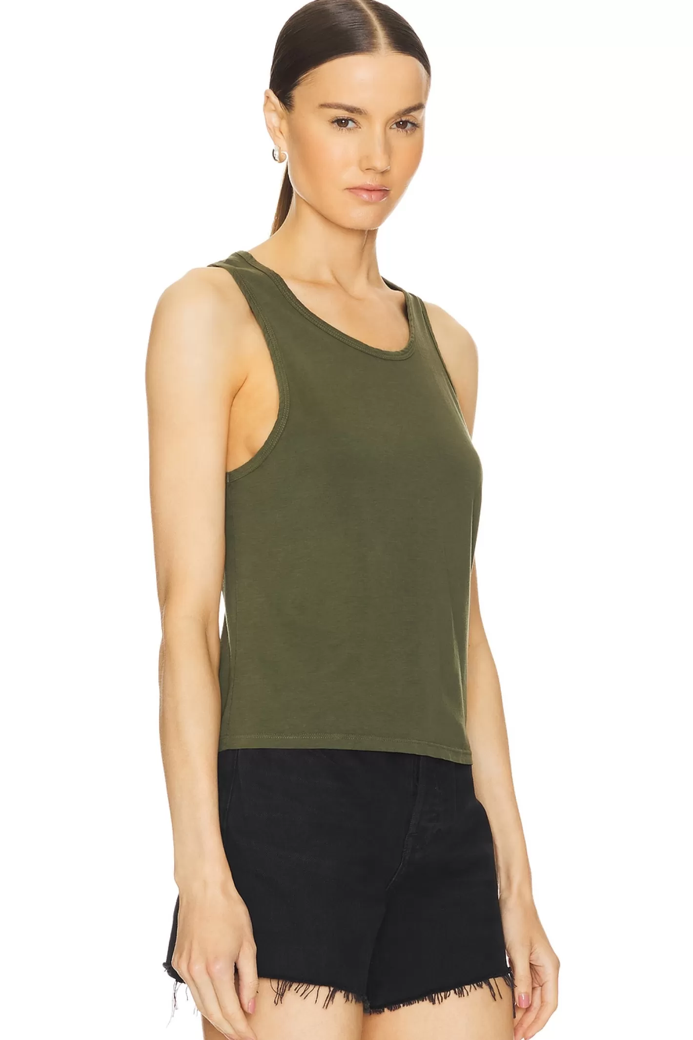 Wylder Fitted Tank>Michael Lauren Clearance