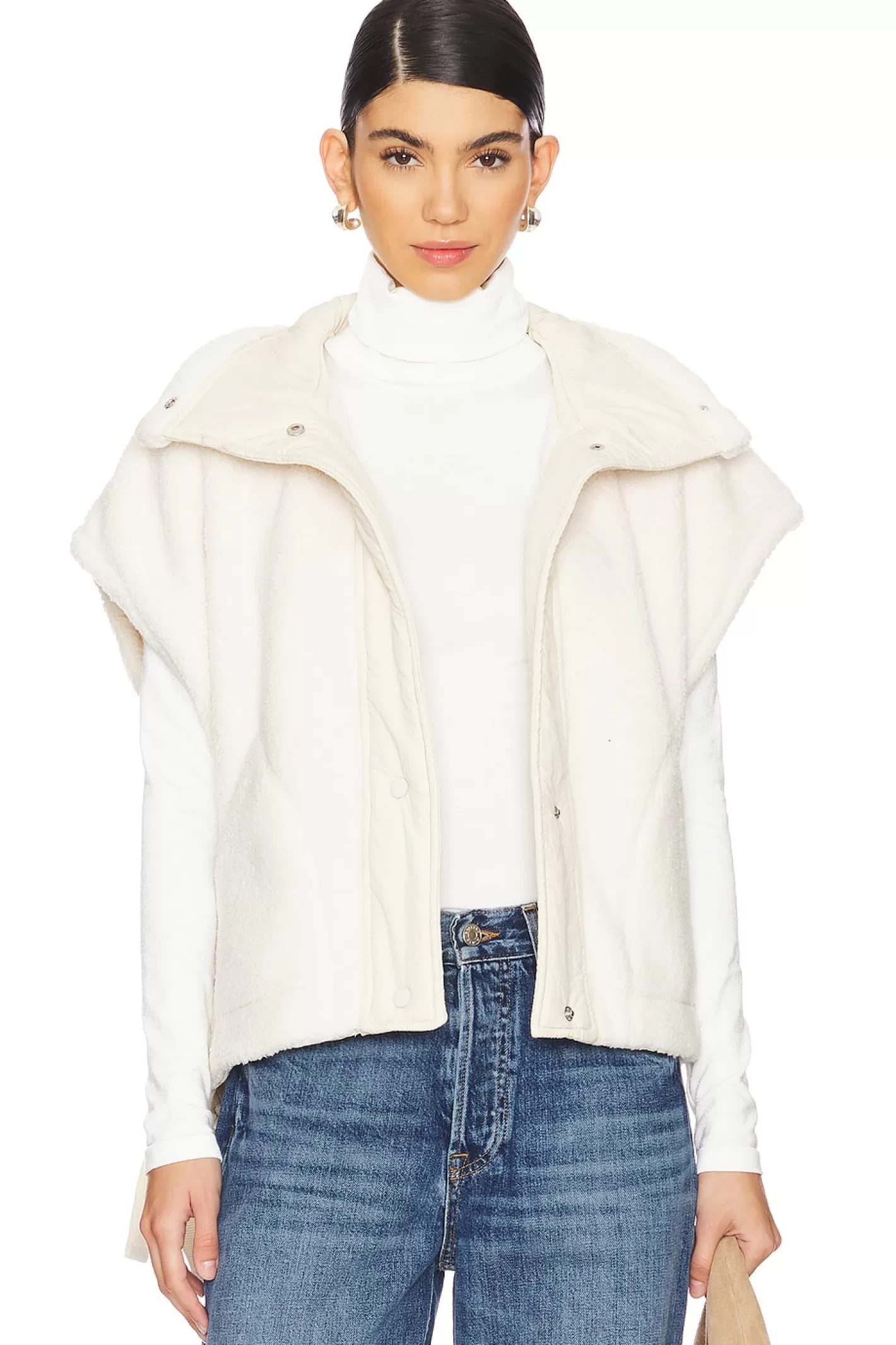 x FP Movement Scout It Out Fleece Vest In Birch Tree>Free People Online