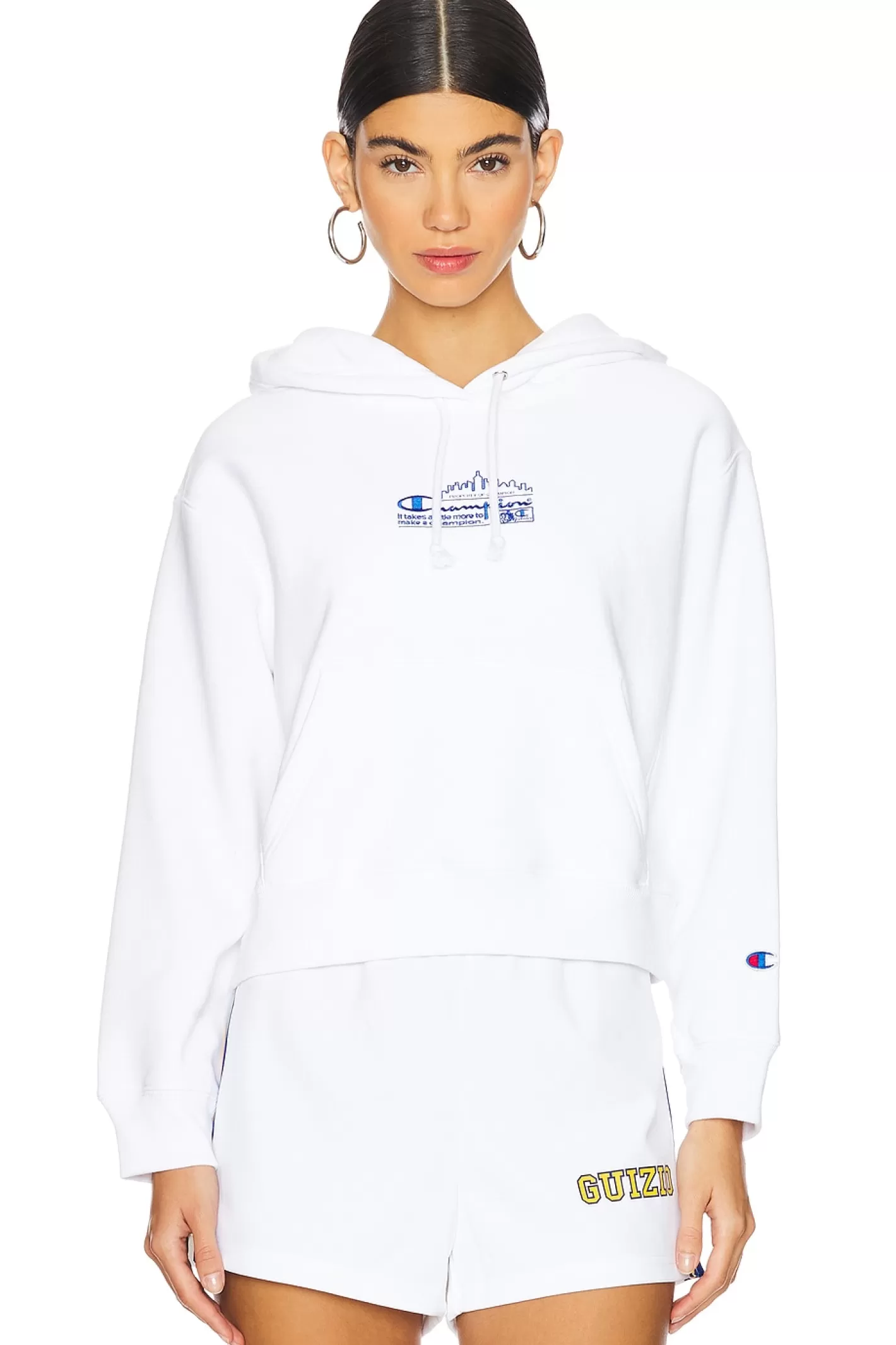 X Guizio Shrunken Pullover Hoodie>Champion Sale