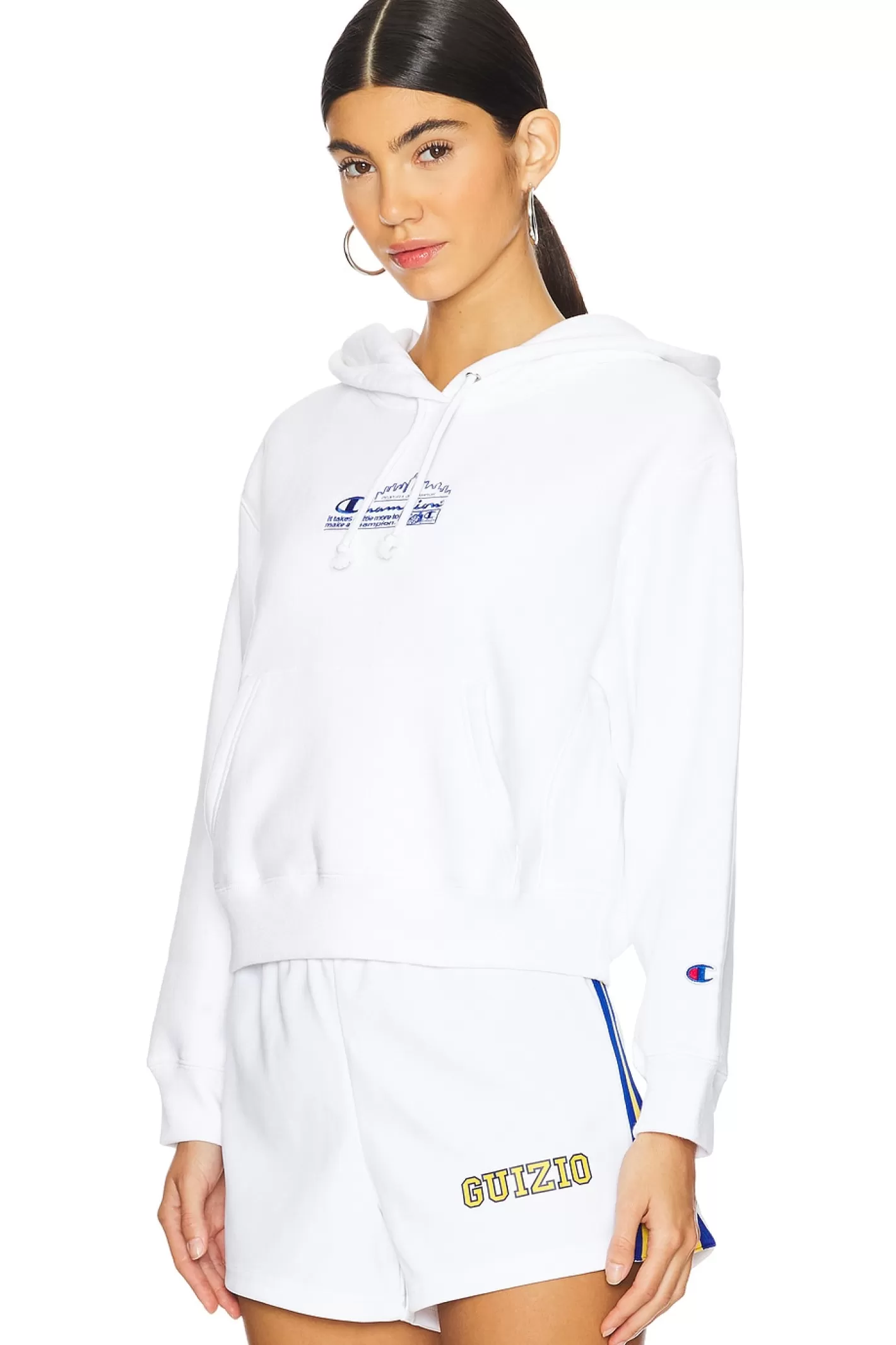 X Guizio Shrunken Pullover Hoodie>Champion Sale