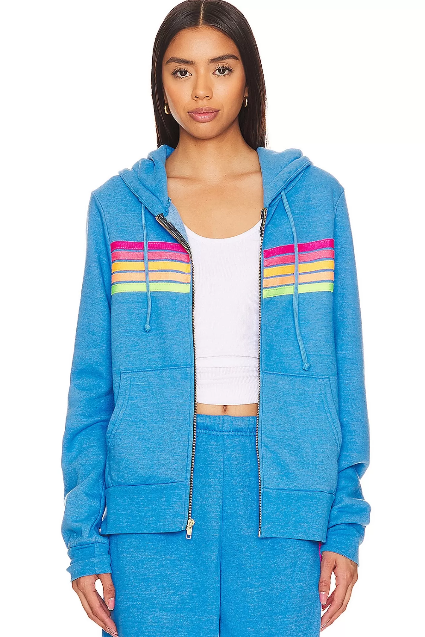 X Revolve 5 Stripe Hoodie>Aviator Nation Cheap