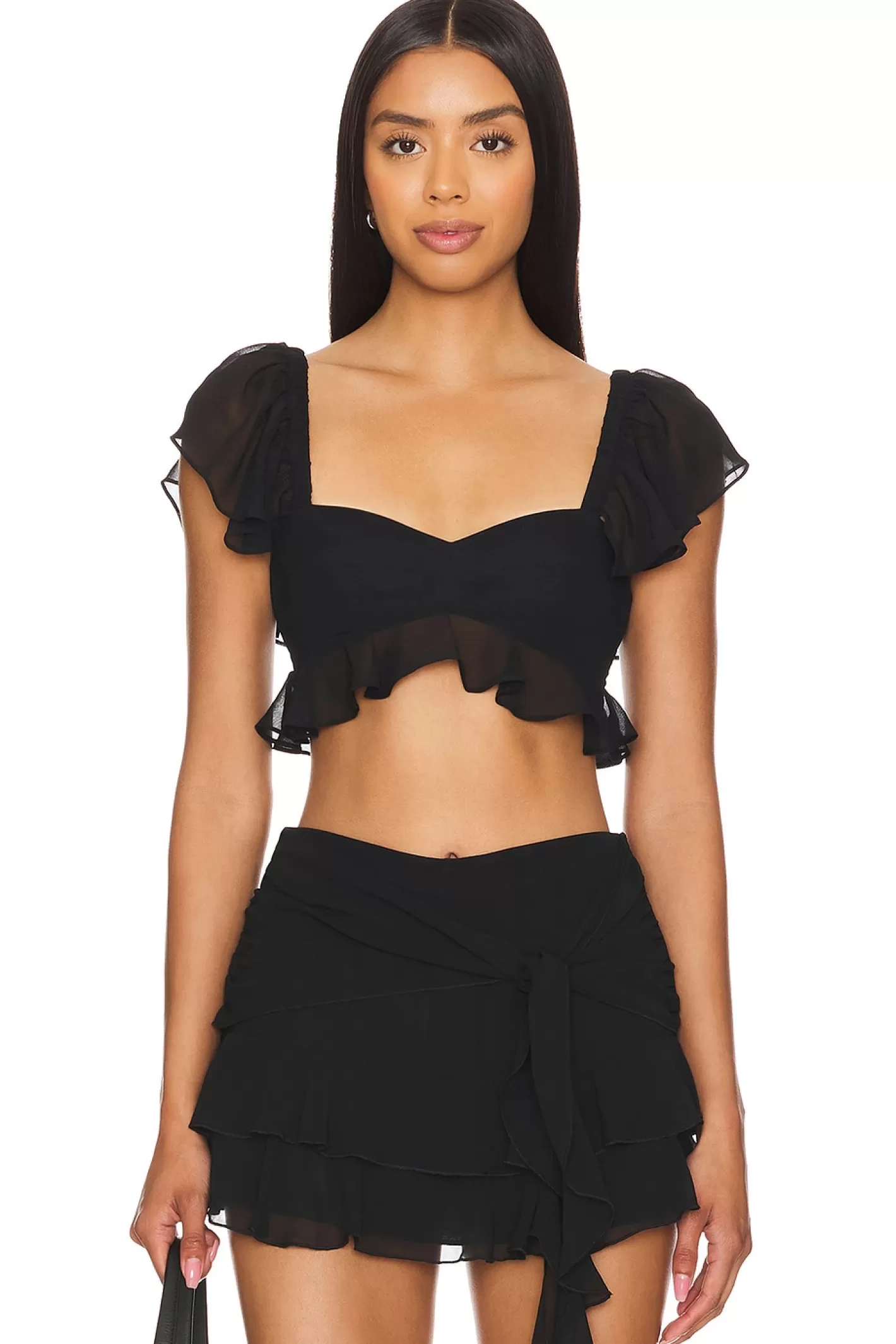 X Revolve Aliyah Crop Top>Amanda Uprichard Cheap