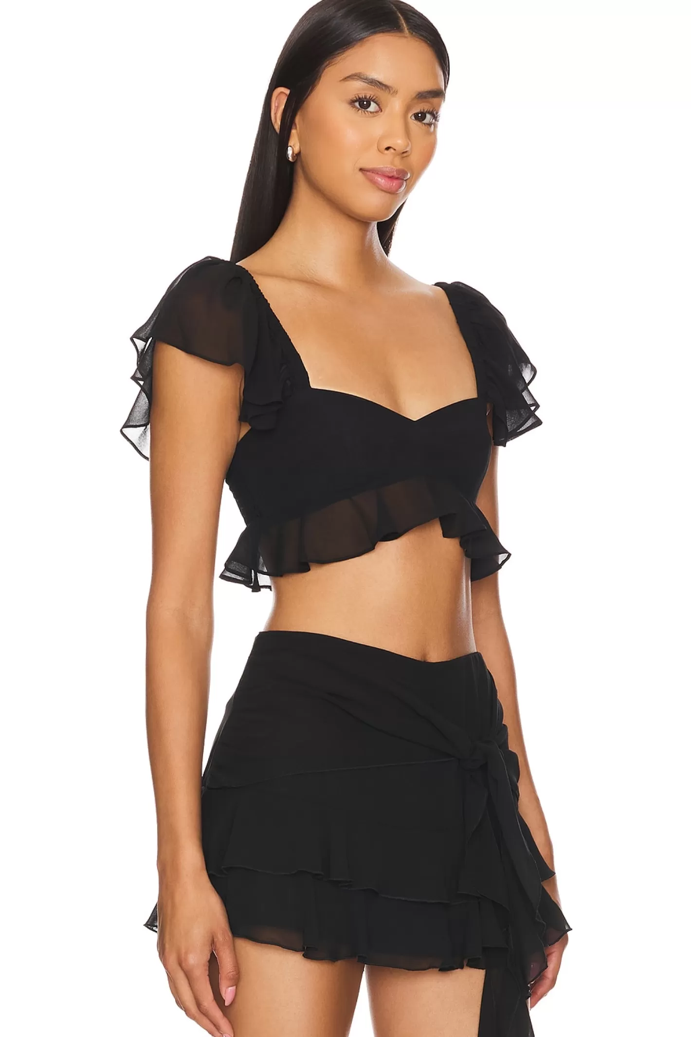 X Revolve Aliyah Crop Top>Amanda Uprichard Cheap