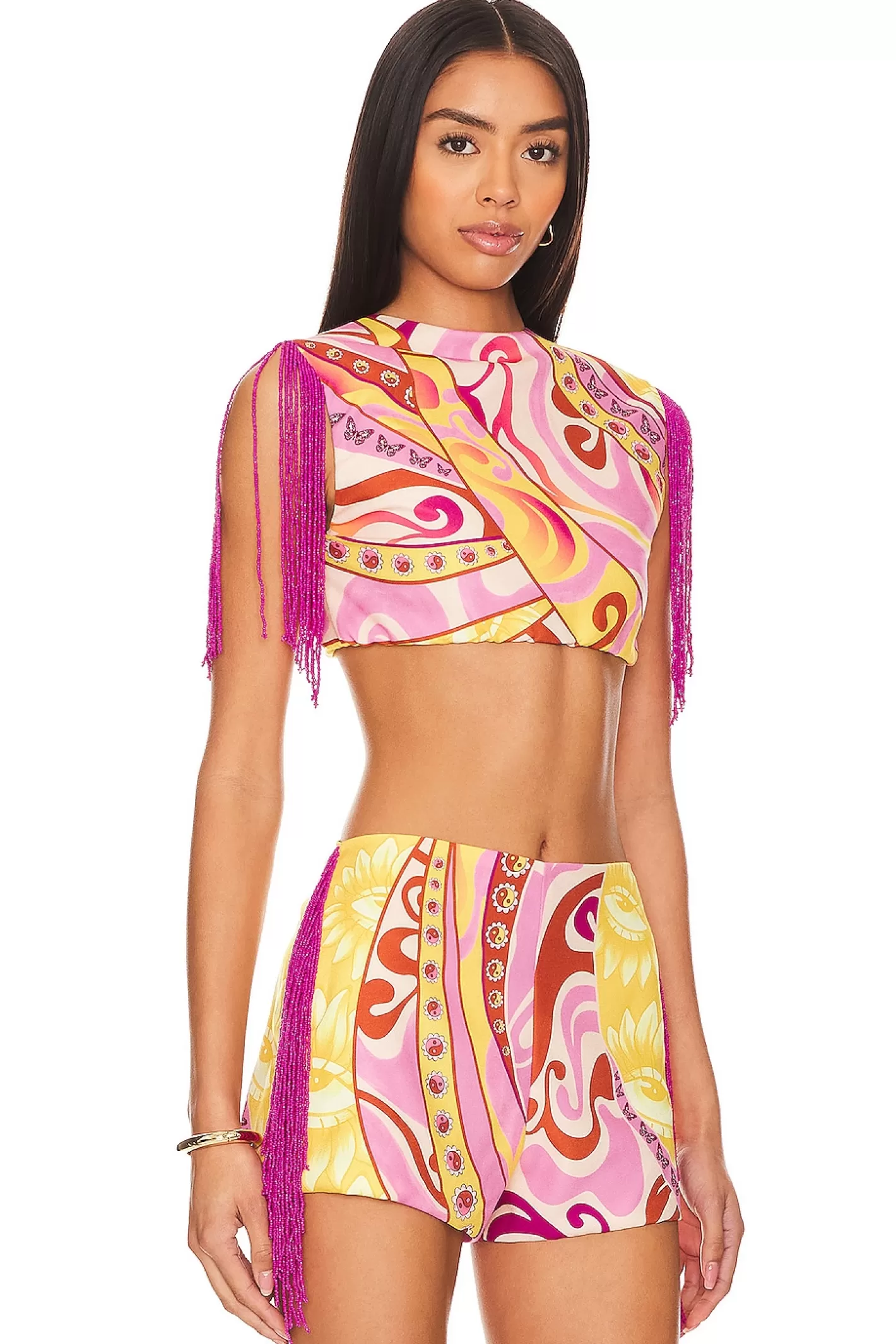 x REVOLVE Candy Crop Top>Agua Bendita Flash Sale