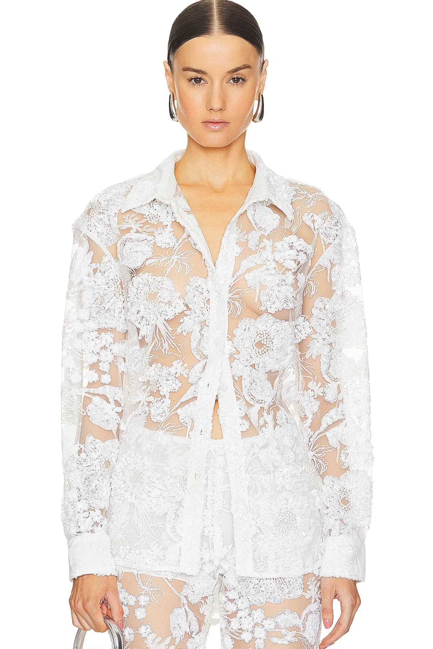 x REVOLVE Cara Embroidered Button Down Blouse>AKNVAS Outlet