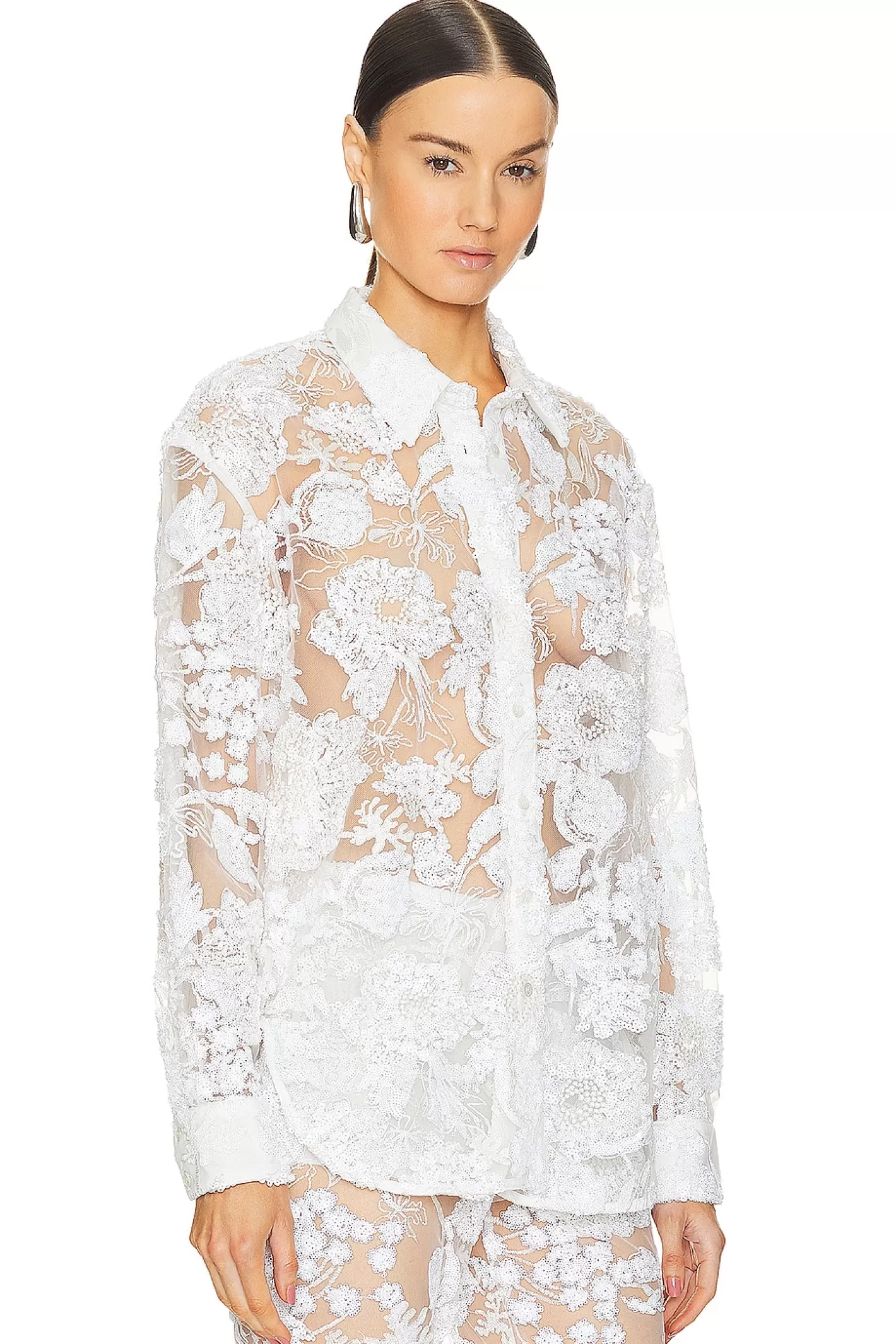 x REVOLVE Cara Embroidered Button Down Blouse>AKNVAS Outlet