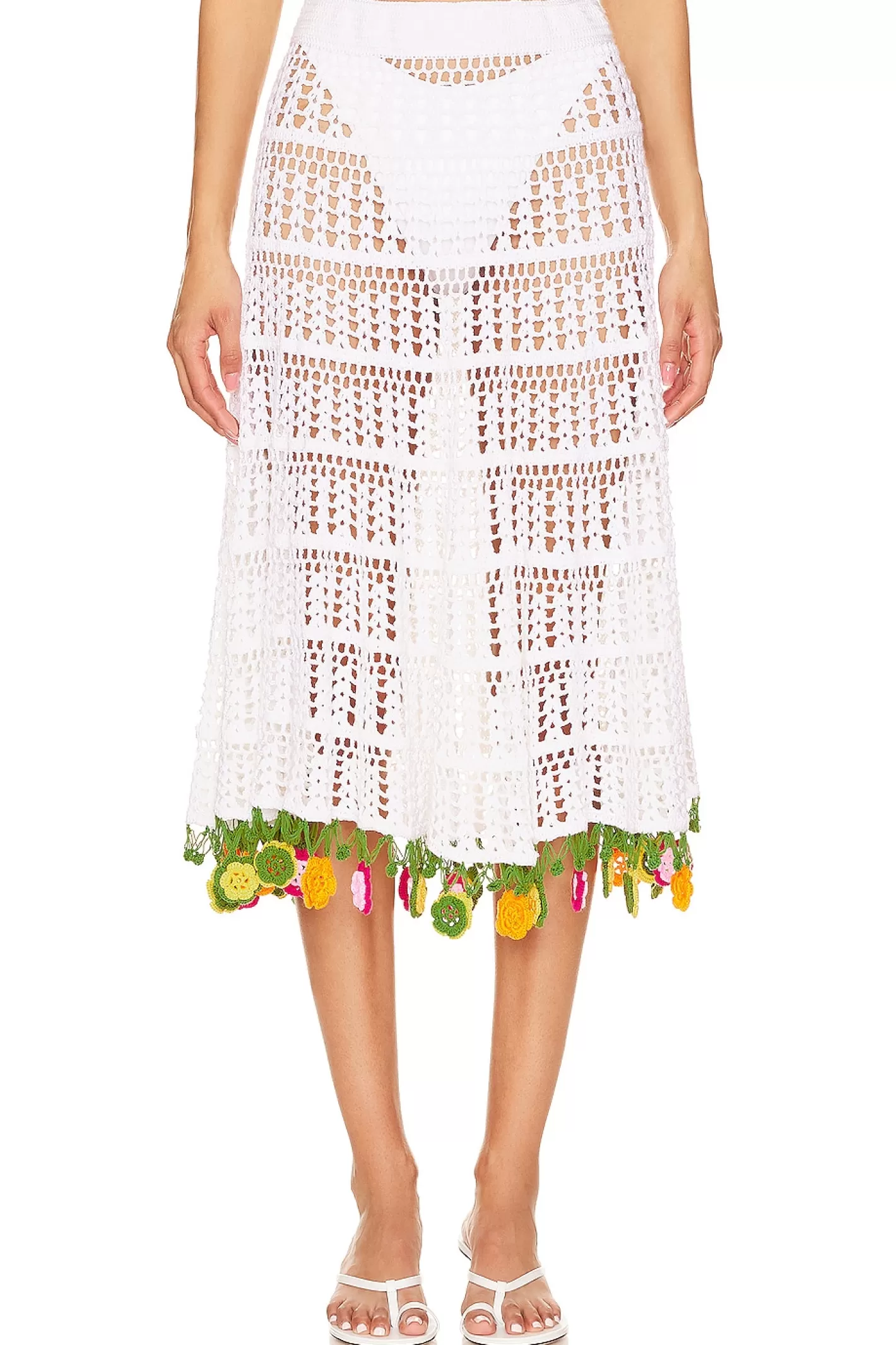 X Revolve Crochet Midi Skirt>My Beachy Side Clearance