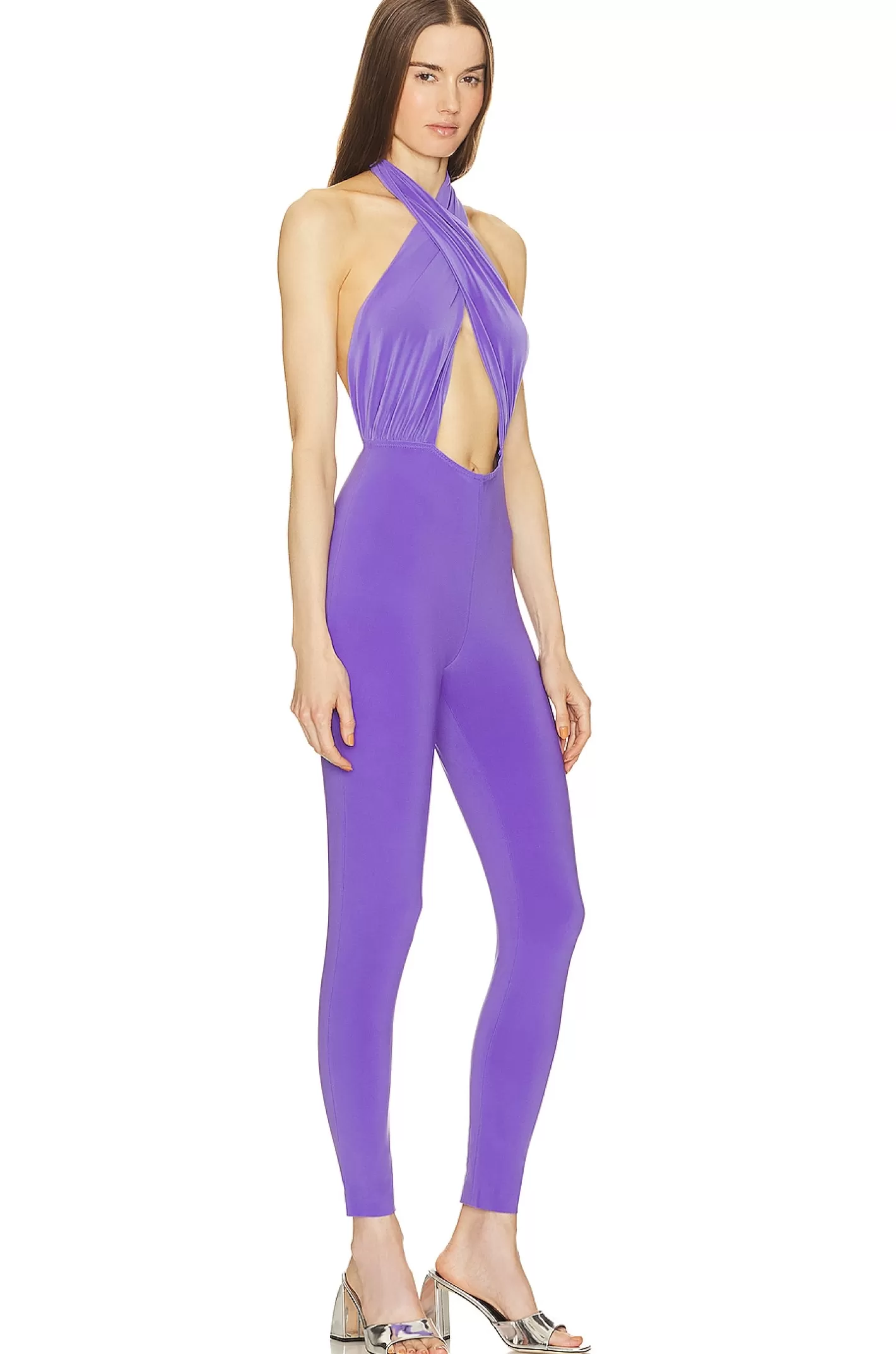 x REVOLVE Cross Halter Jumpsuit>Norma Kamali Sale