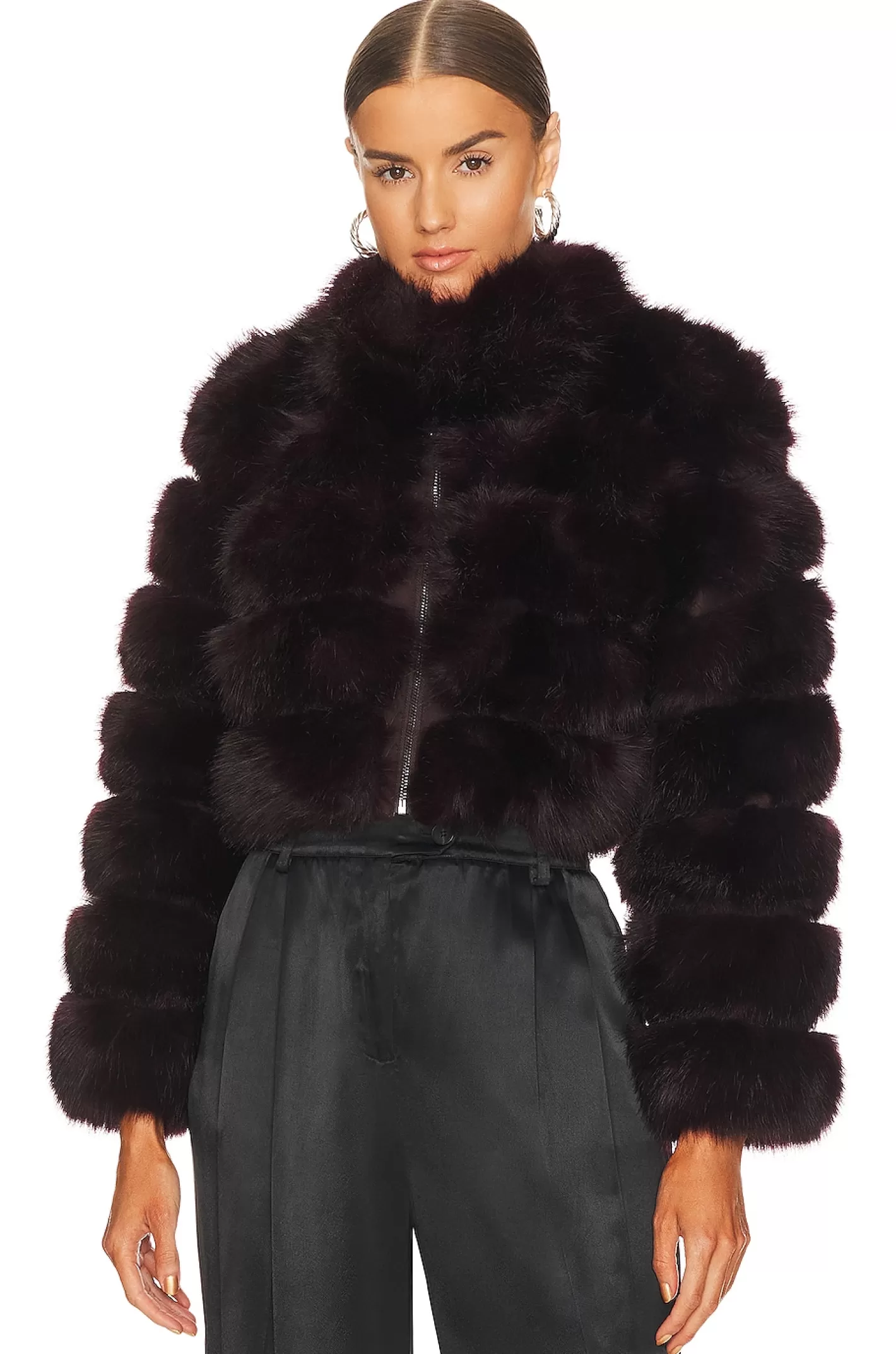 x REVOLVE Faux Fox Fur Jacket>Adrienne Landau Cheap